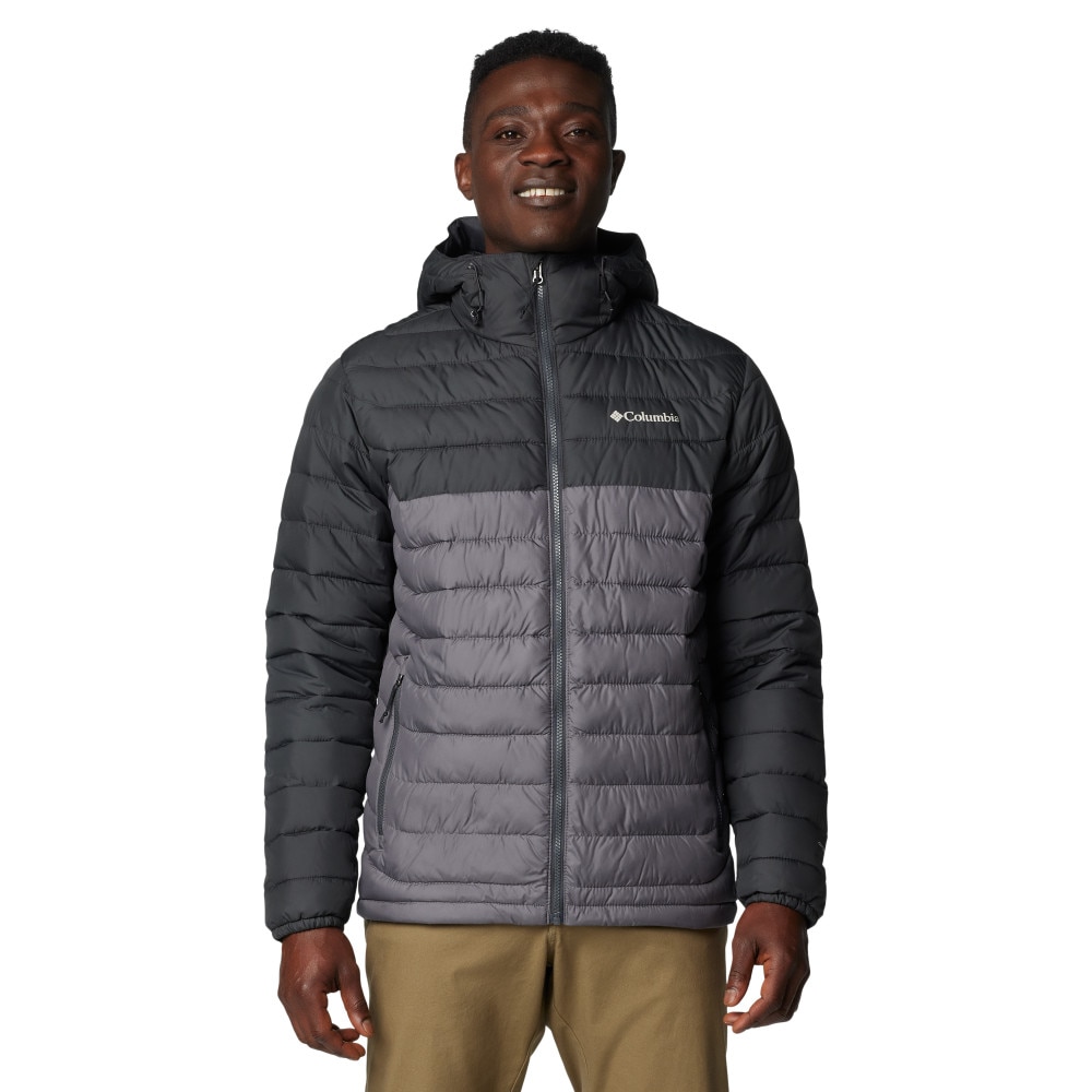 Plumífero de hombre Powder Lite™ II Hooded Columbia - Gris Gris-1