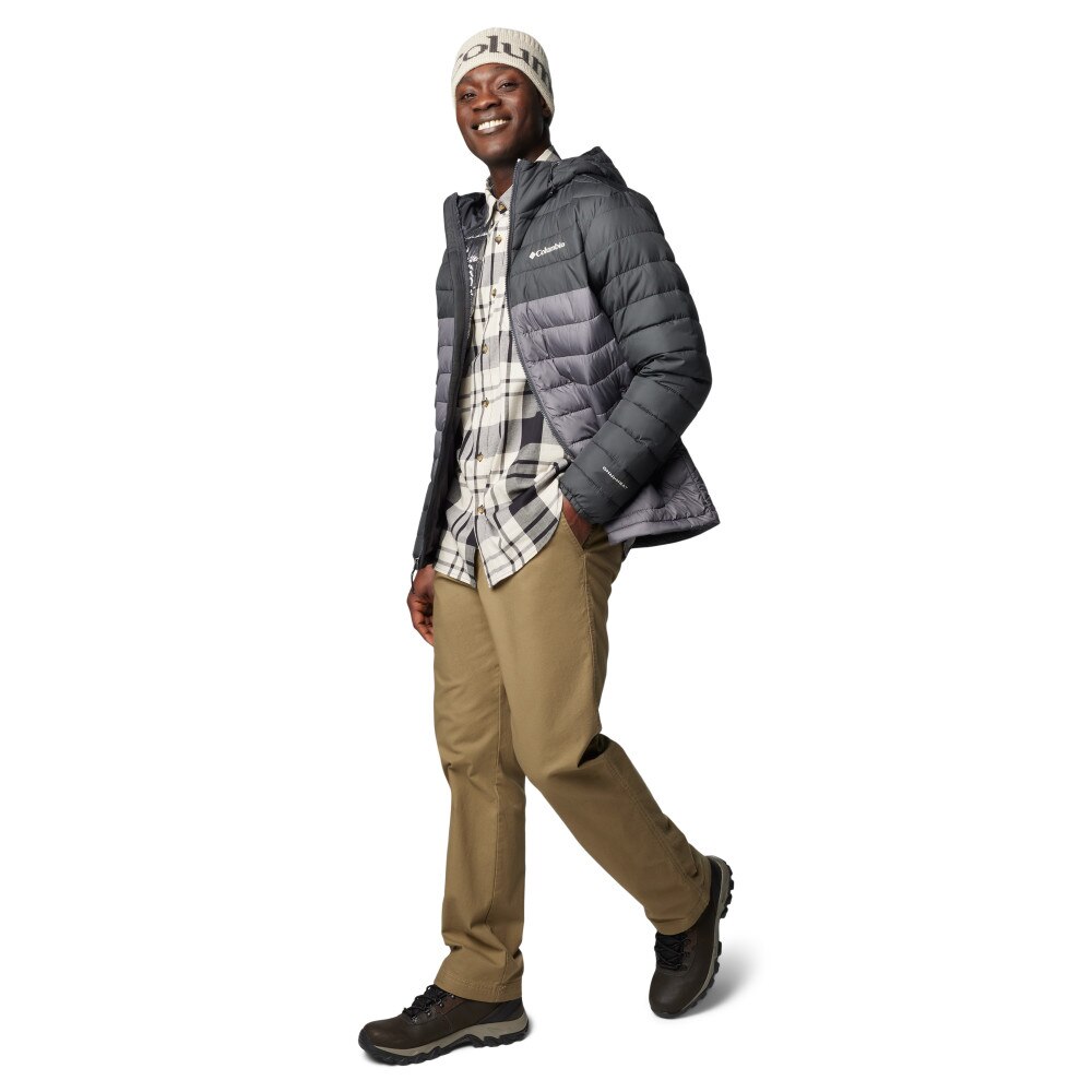 Plumífero de hombre Powder Lite™ II Hooded Columbia - Gris Gris-3