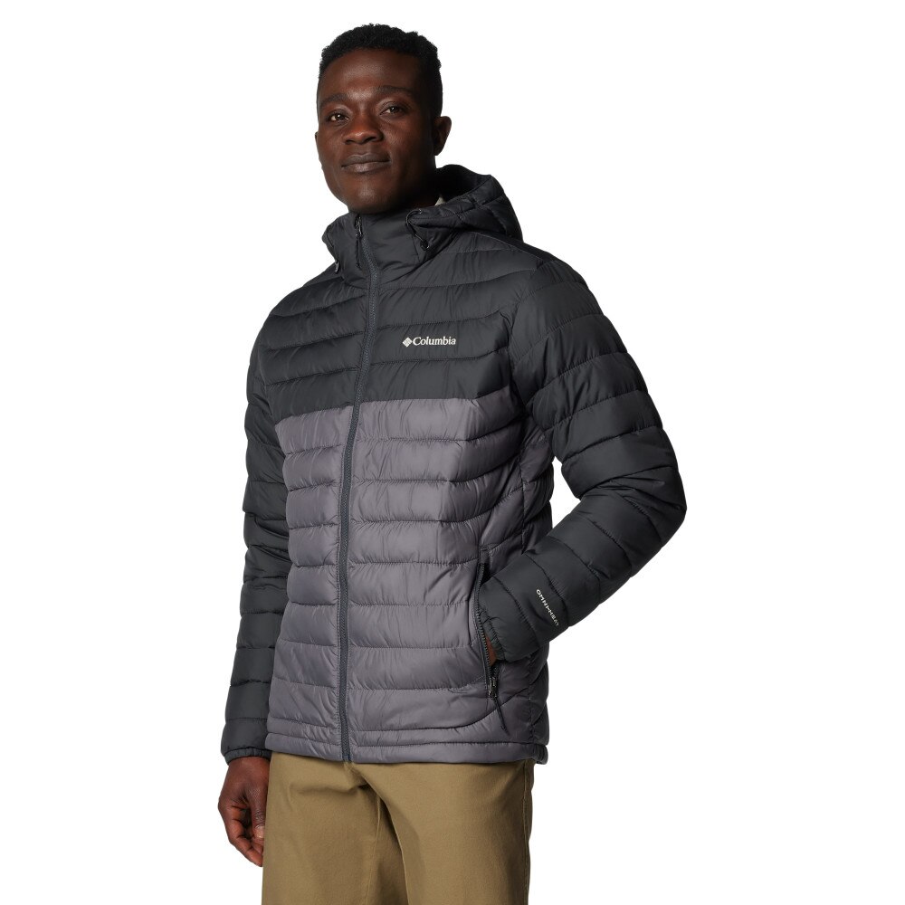 Plumífero de hombre Powder Lite™ II Hooded Columbia - Gris Gris-4
