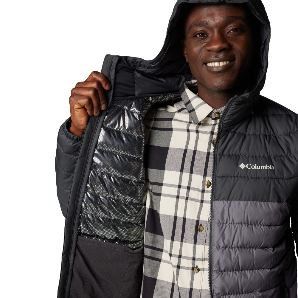 Plumífero de hombre Powder Lite™ II Hooded Columbia - Gris Gris-7