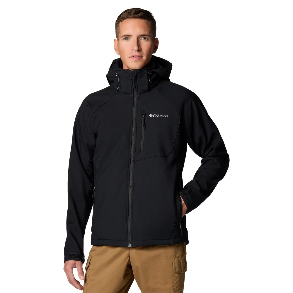 Chaqueta Softshell de senderismo hombre Cascade Ridge™ II Columbia - Negro Negro-1