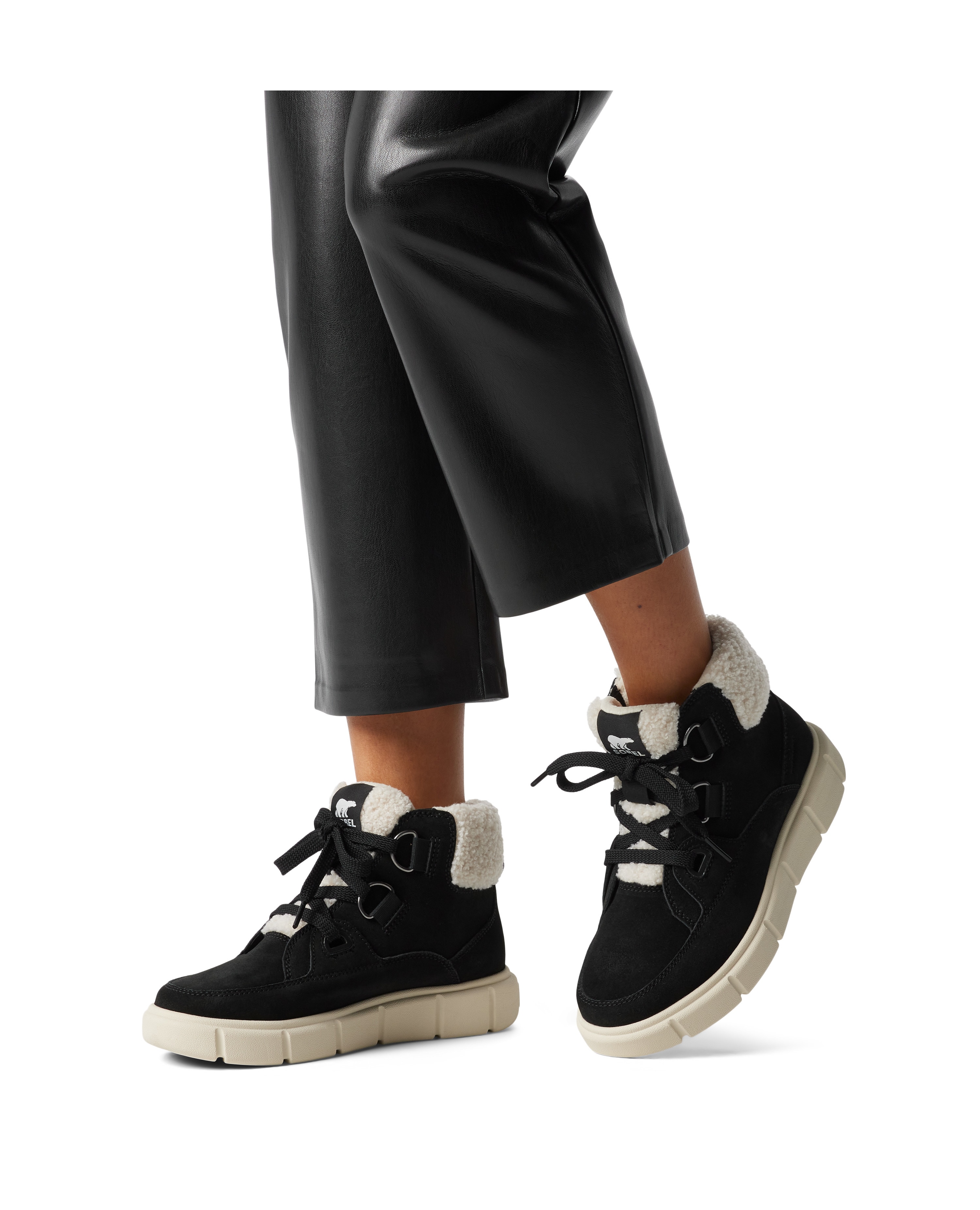 Botas planas impermeables de mujer - Sorel - Negro Negro-2
