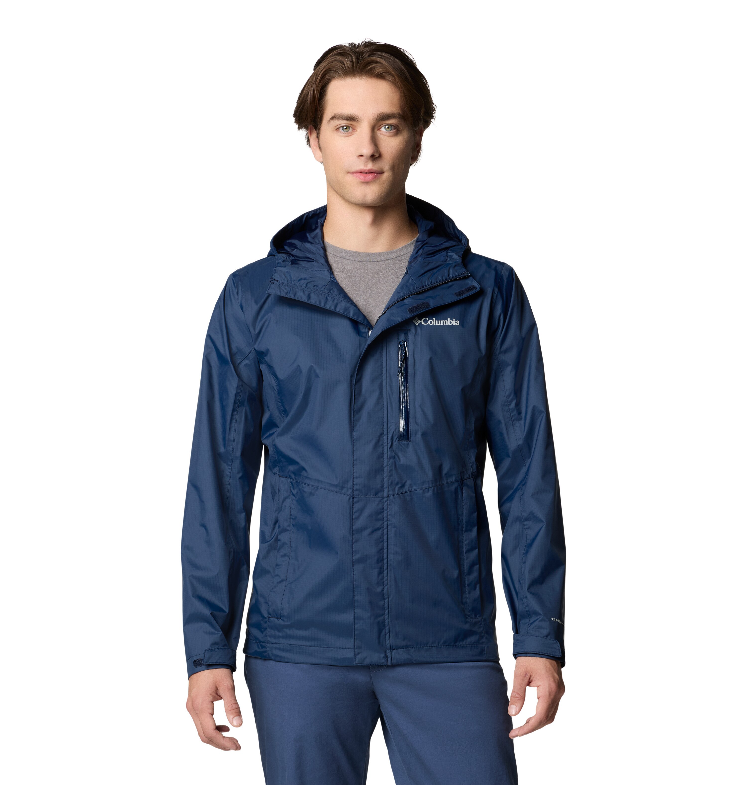 Chaqueta impermeable hombre Pouring Adventure™ III Columbia - Azul Azul-1