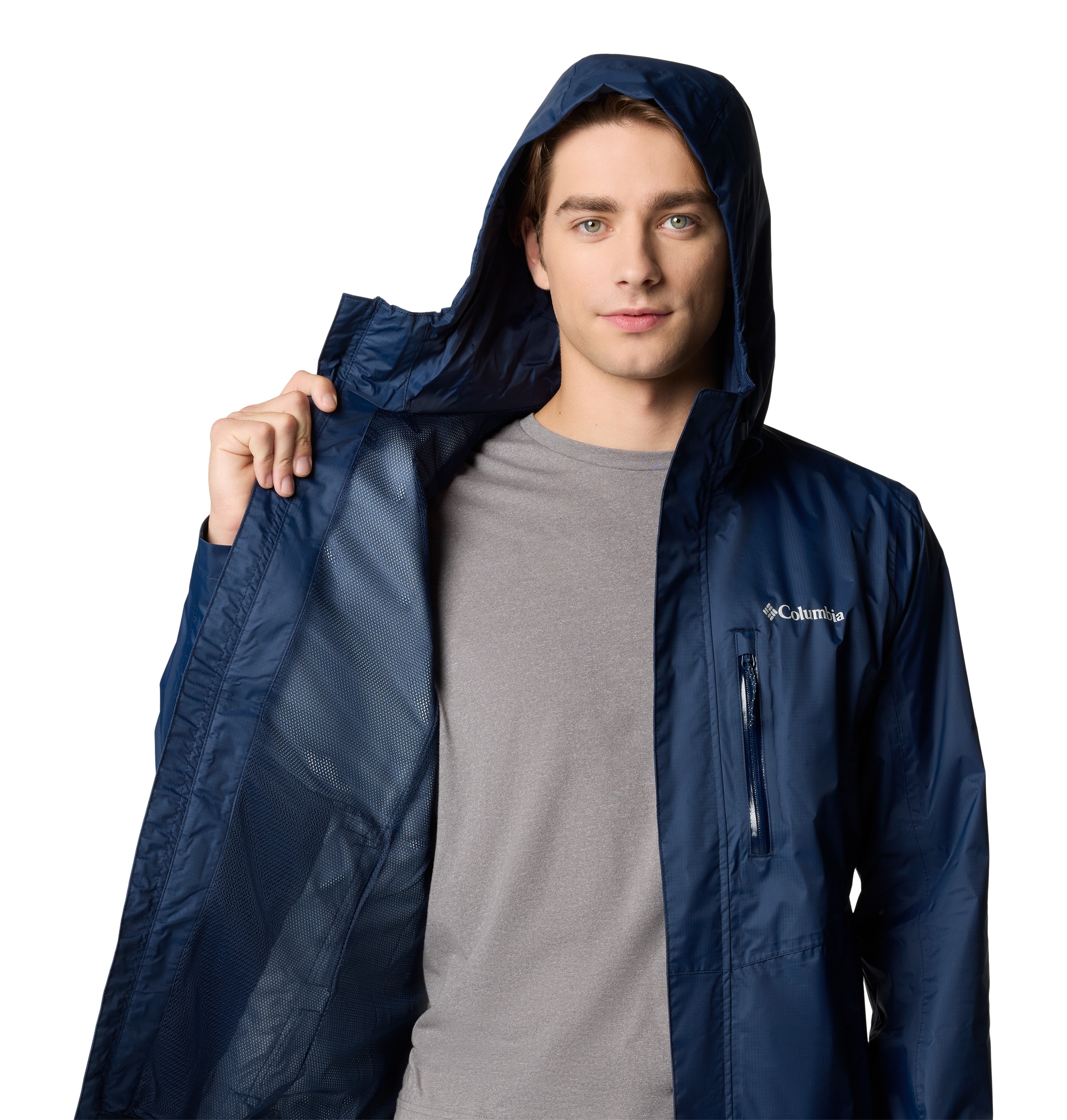 Chaqueta impermeable hombre Pouring Adventure™ III Columbia - Azul Azul-4