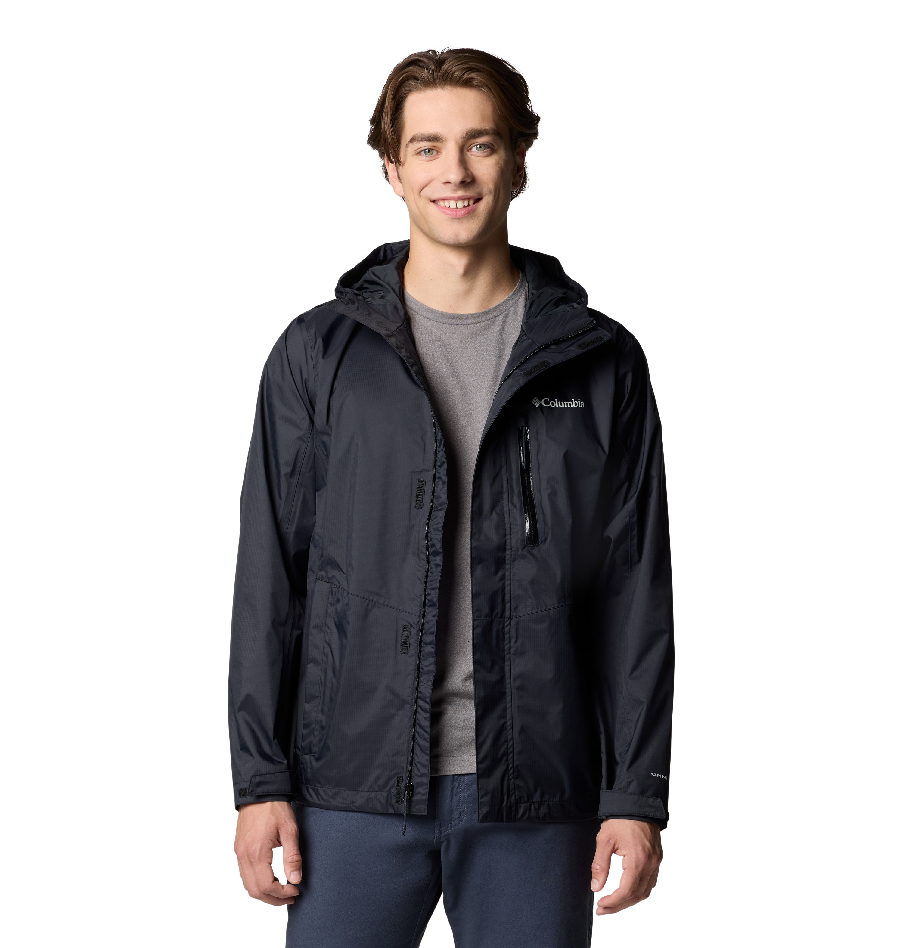 Chaqueta impermeable hombre Pouring Adventure™ III Columbia - Negro Negro-1