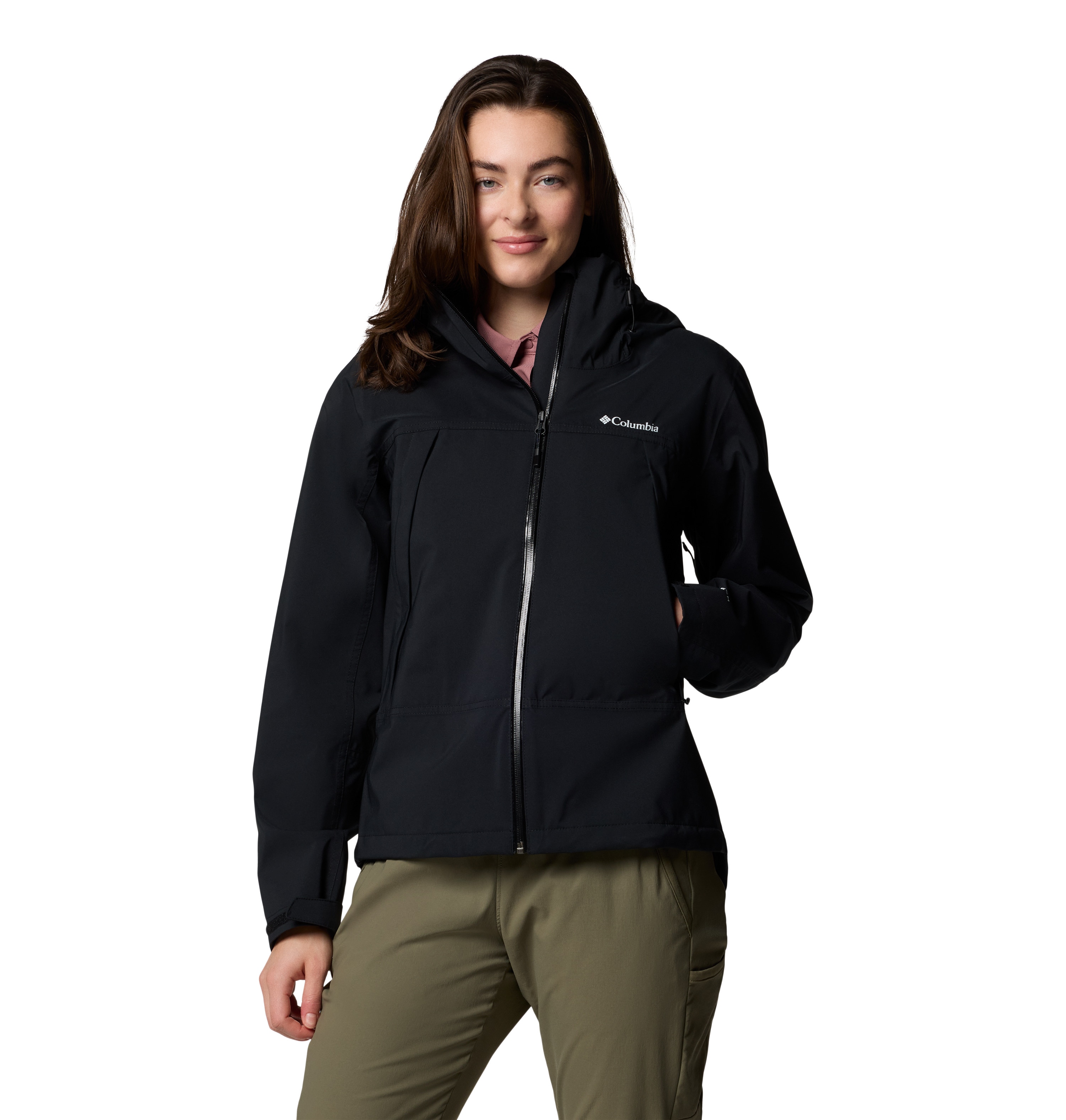 Imagen 0 de Chaqueta impermeable de mujer Boulder Falls™ Columbia Negro
