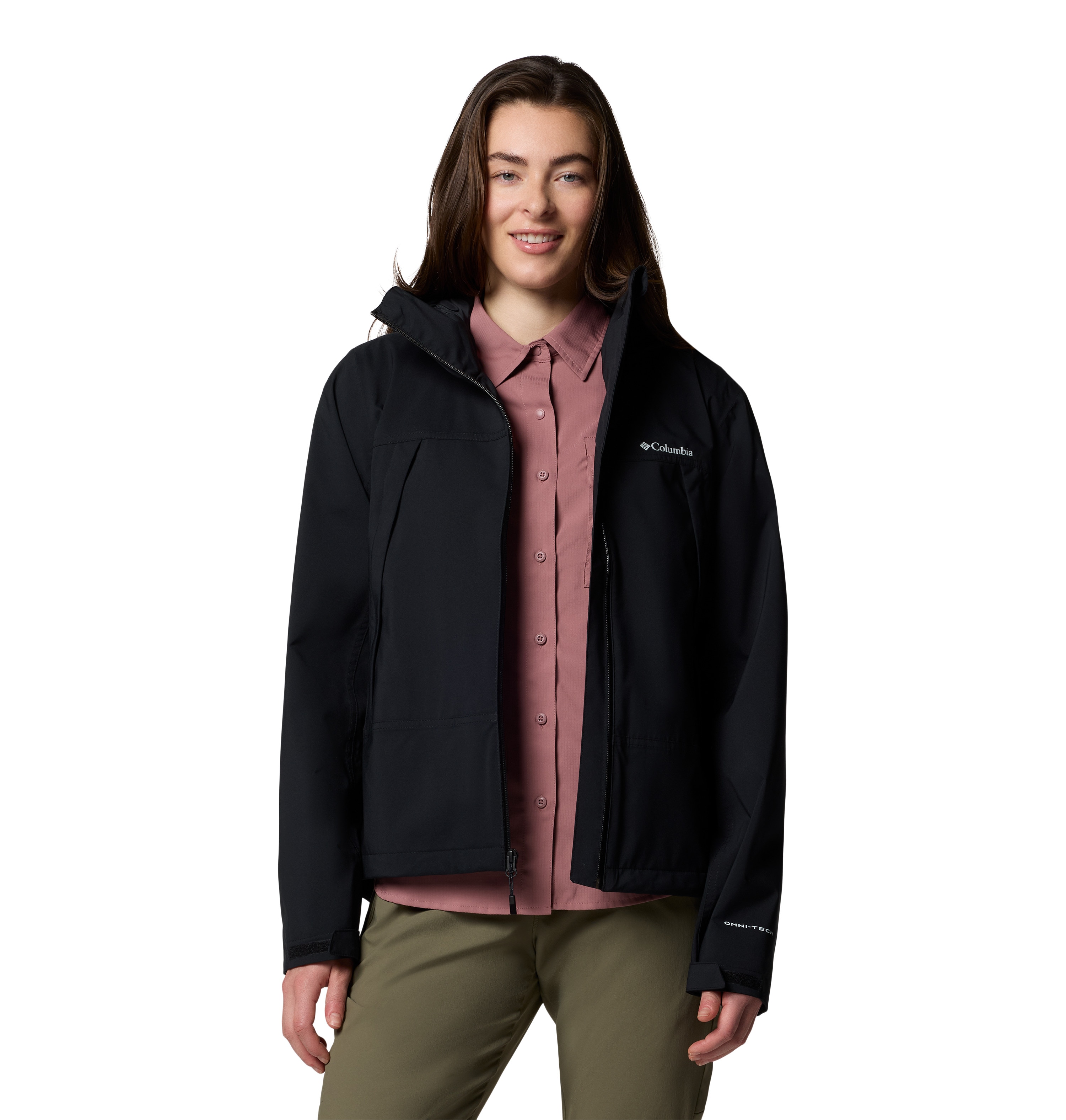 Chaqueta impermeable de mujer Boulder Falls™ Columbia - Negro Negro-3