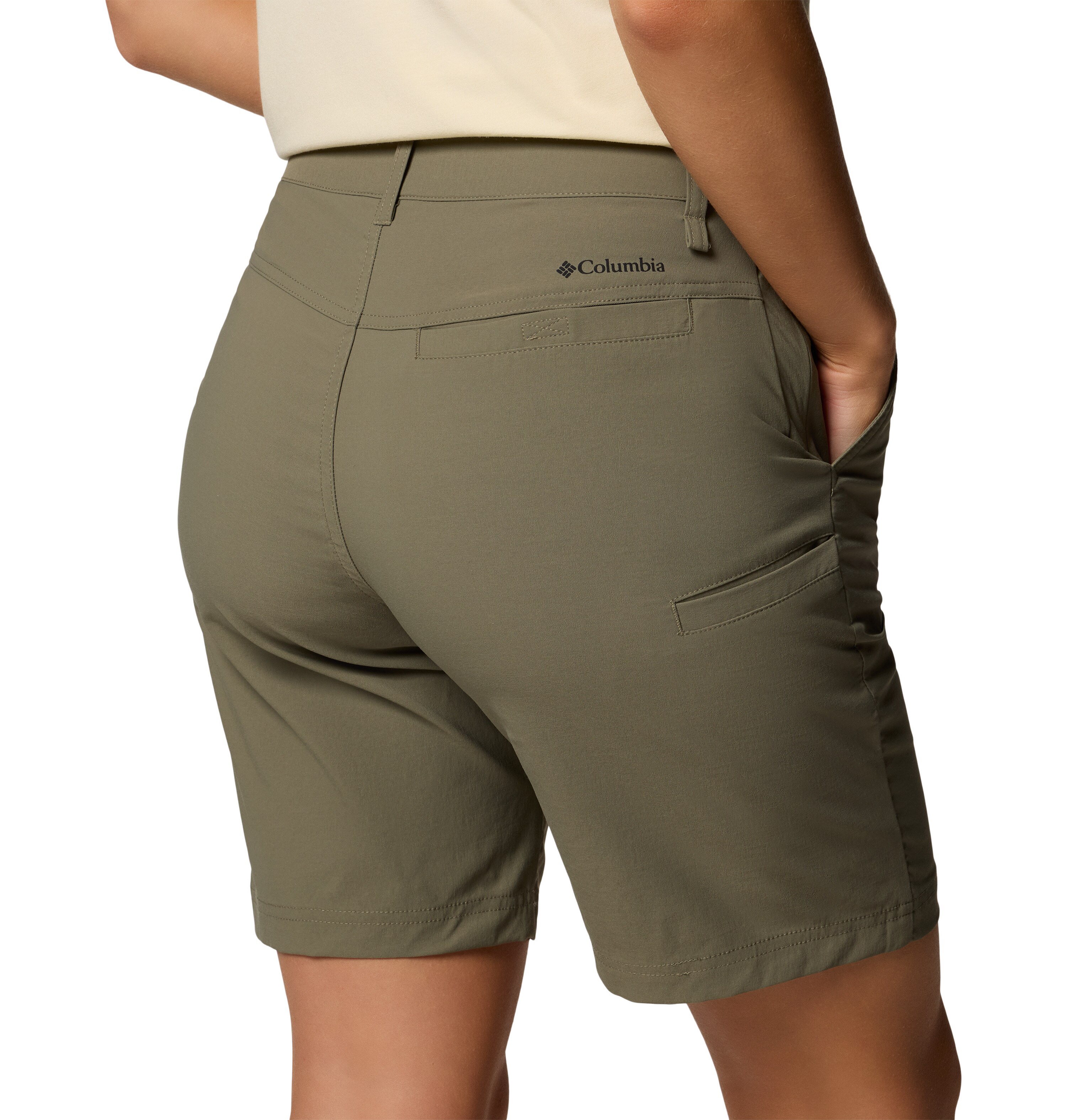 Pantalón corto de senderismo de mujer Leslie Falls™ Long II Columbia - Verde cadete Verde cadete-4