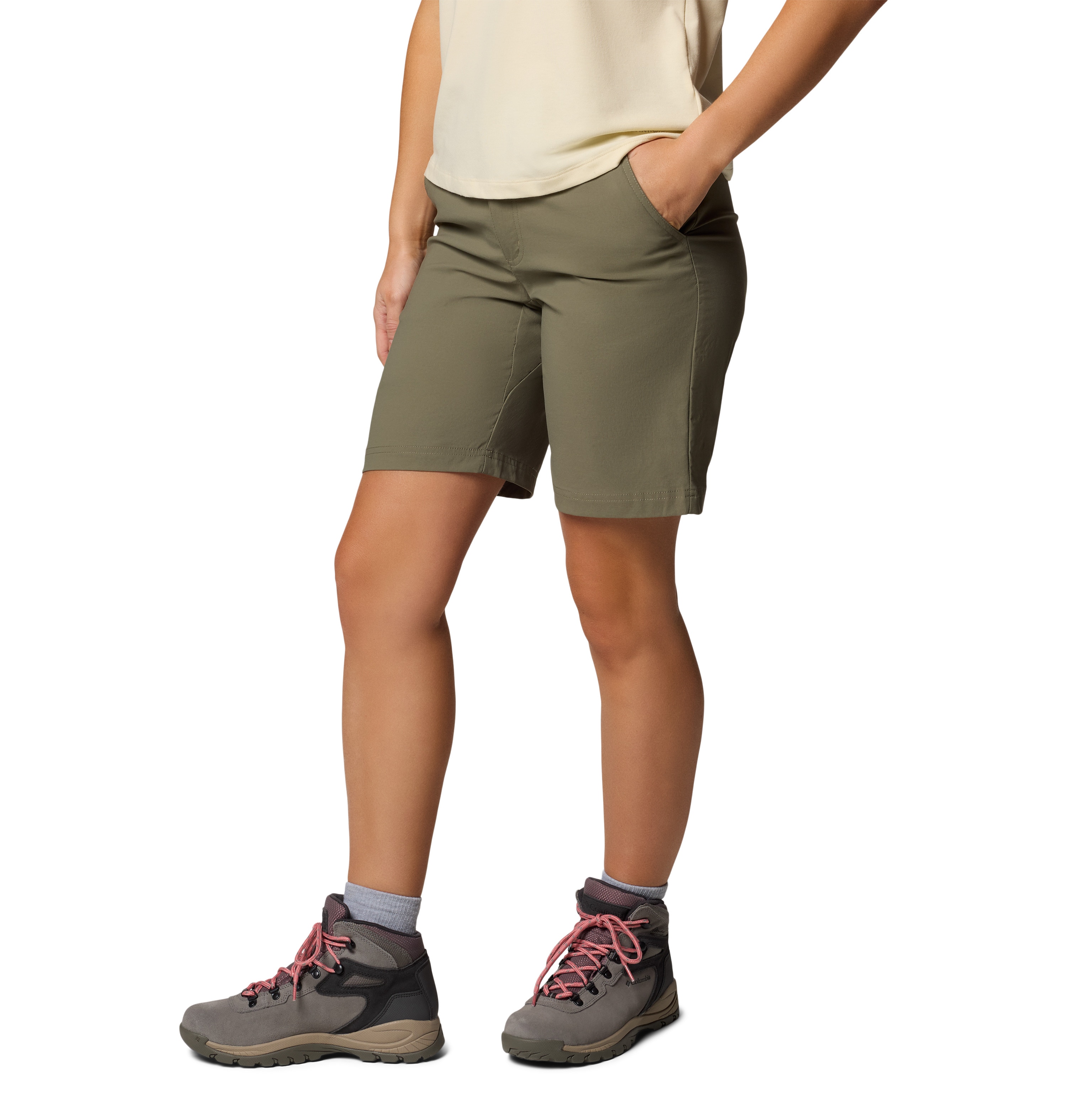 Pantalón corto de senderismo de mujer Leslie Falls™ Long II Columbia - Verde cadete Verde cadete-5