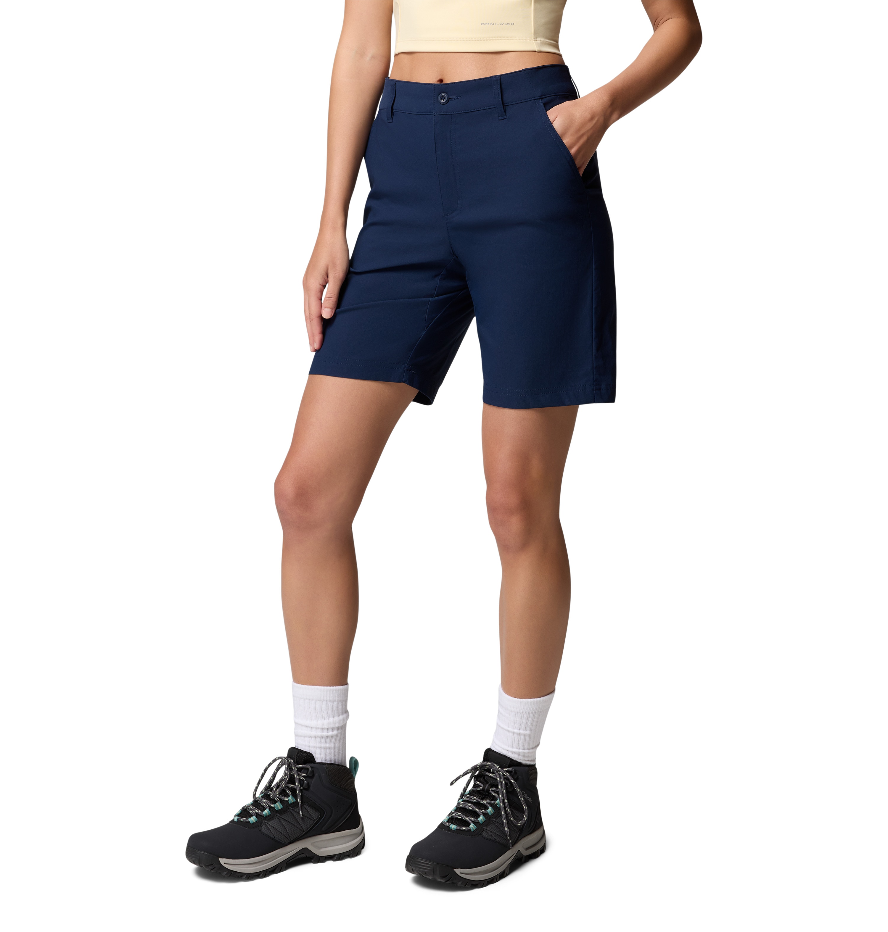 Pantalón corto de senderismo de mujer Leslie Falls™ Long II Columbia - Azul marino Azul marino-4