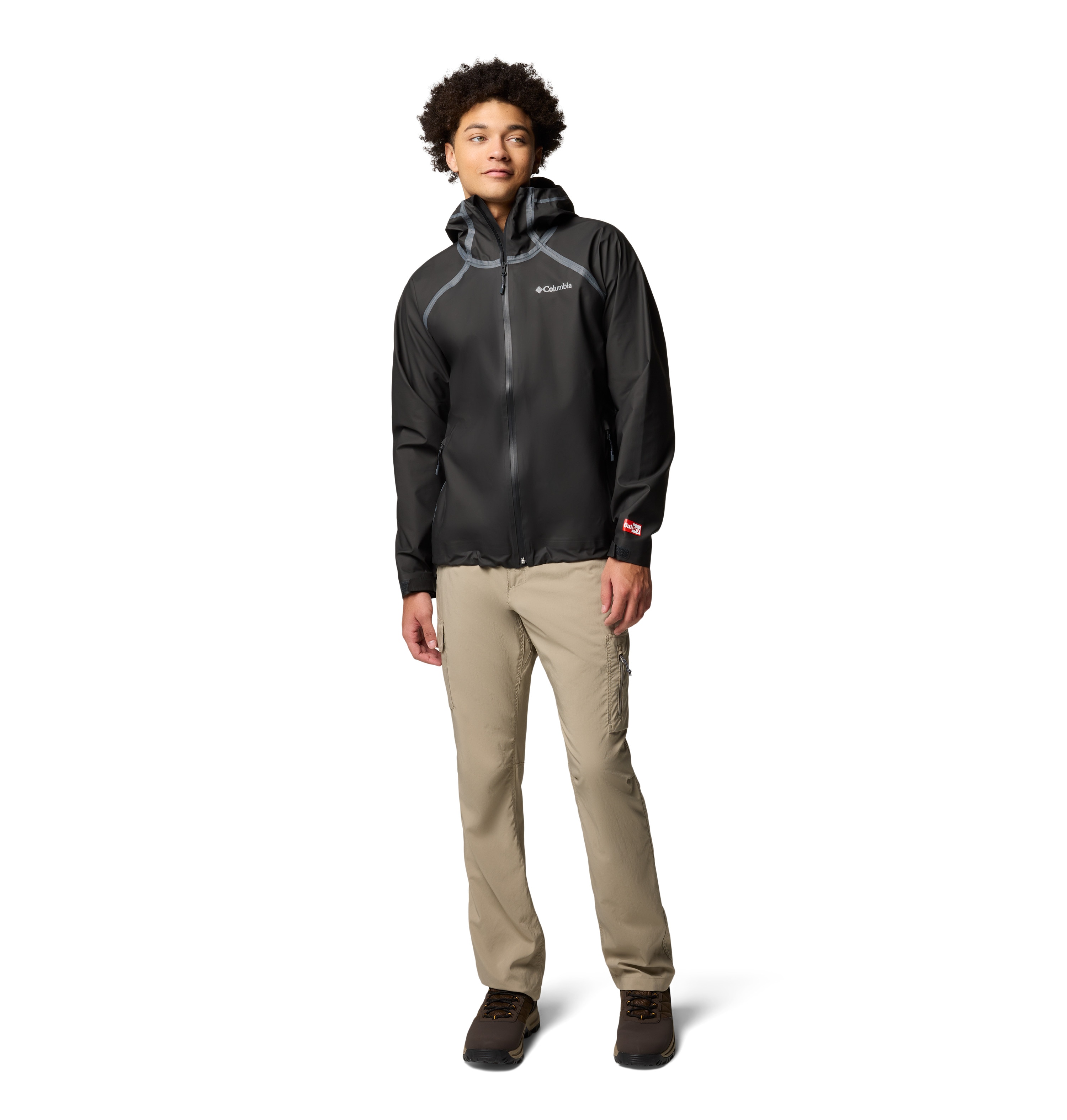 Chaqueta impermeable de hombre Reign No Shine™ Columbia - Negro Negro-4