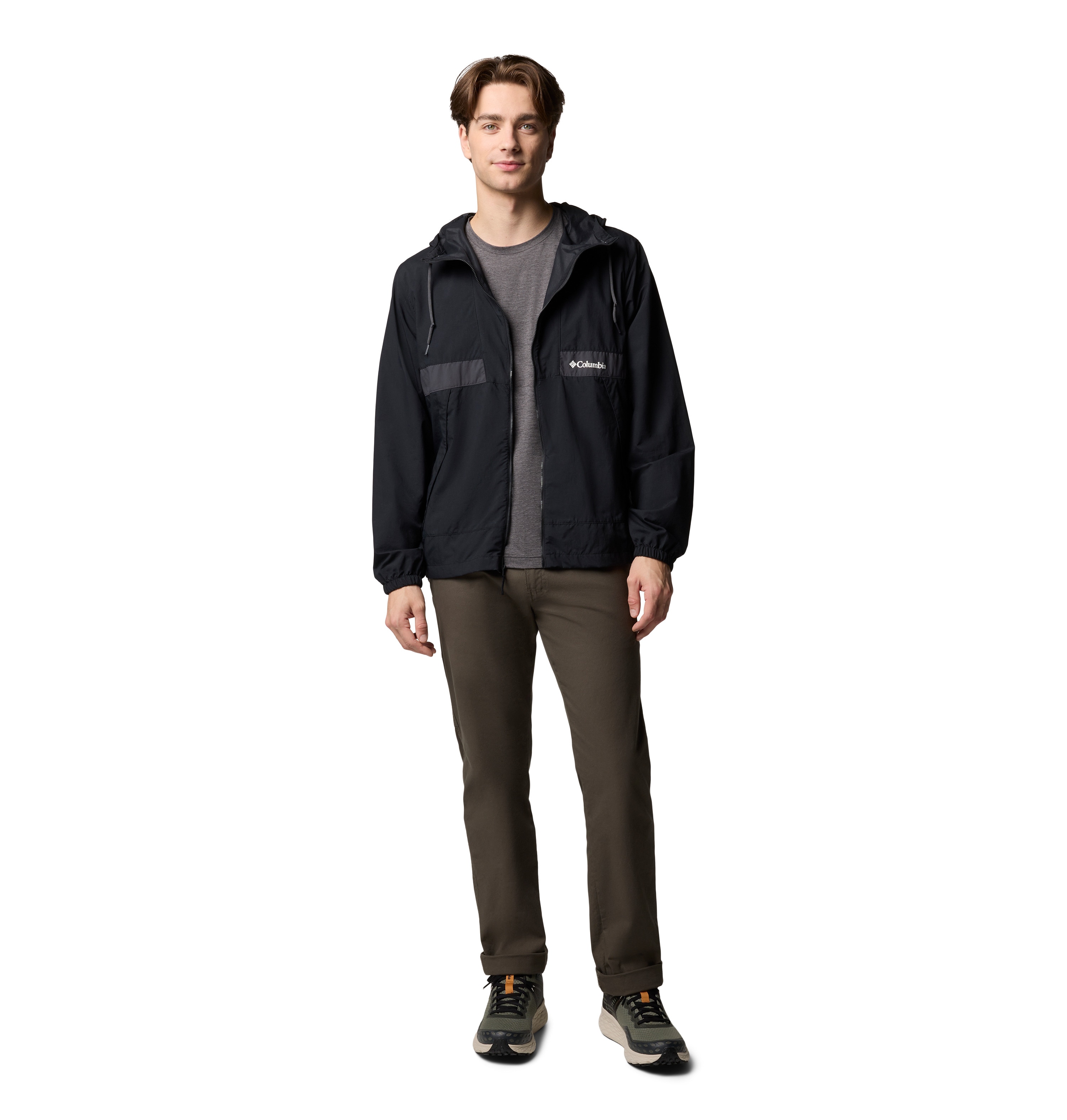 Chaqueta cortavientos de hombre Spire Valley™ Columbia - Gris Gris-5