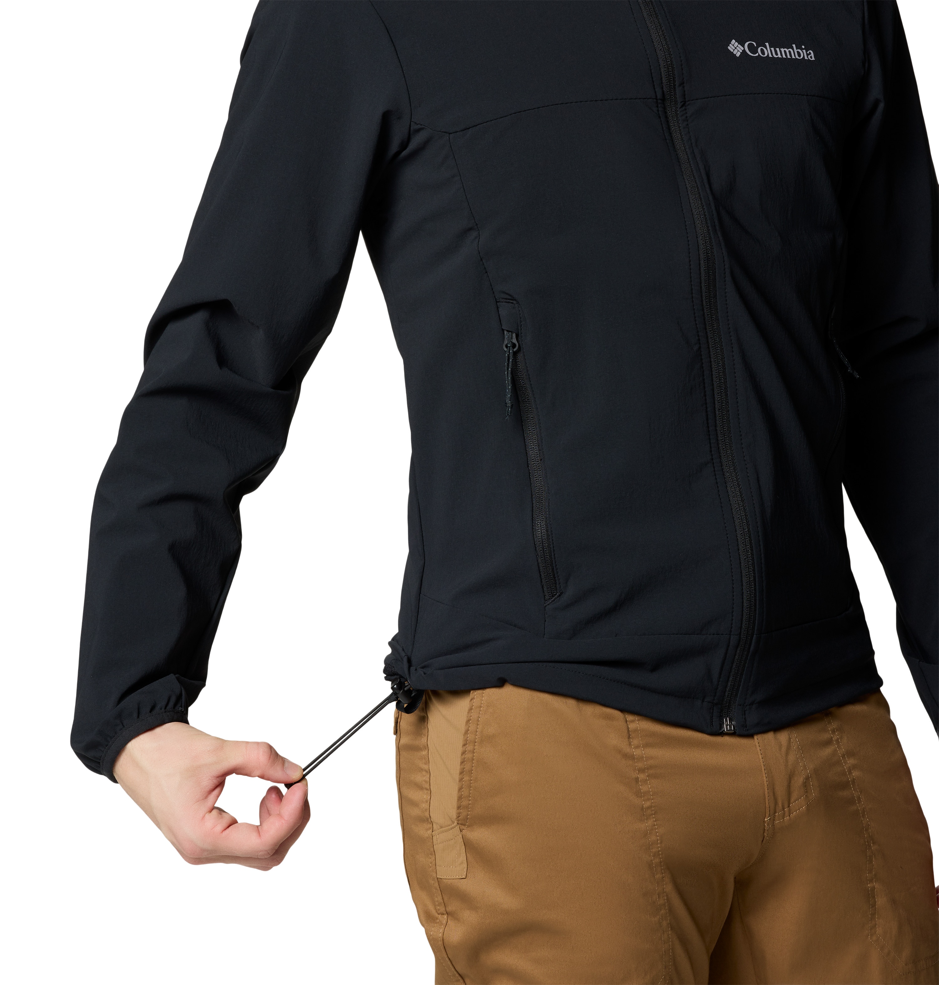 Chaqueta softshell de hombre Heather Canyon™ II Hooded Columbia - Negro Negro-3