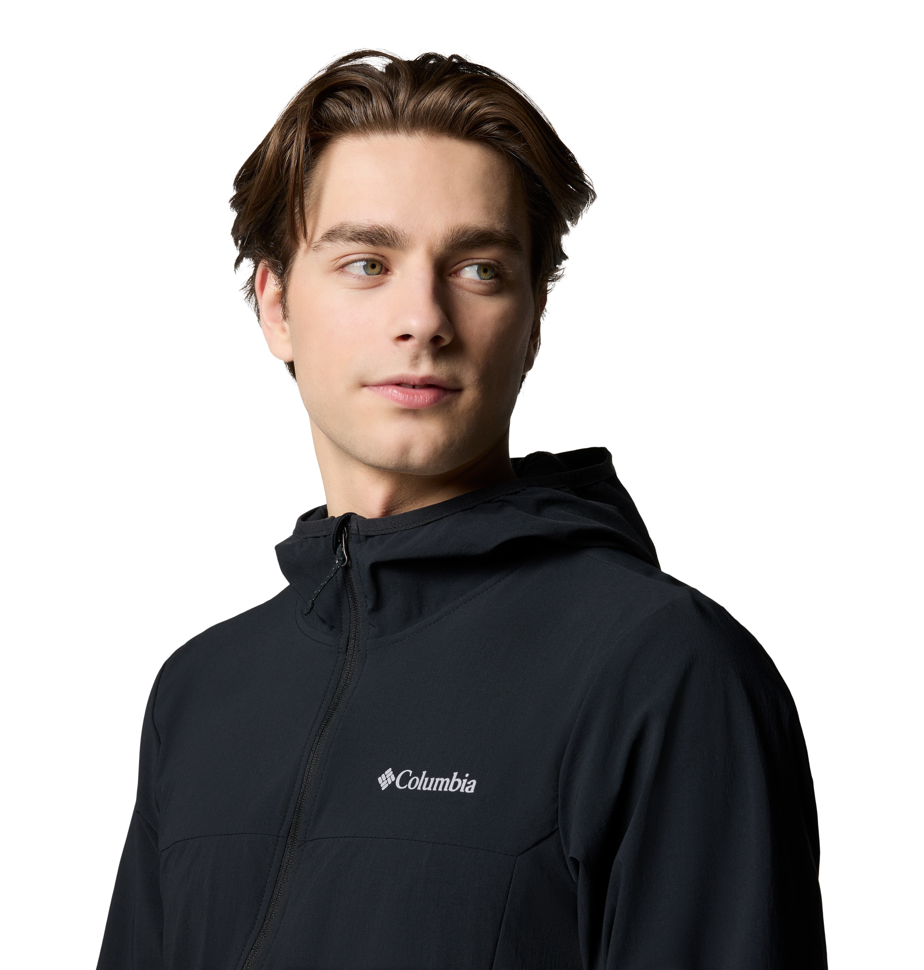 Chaqueta softshell de hombre Heather Canyon™ II Hooded Columbia - Negro Negro-4