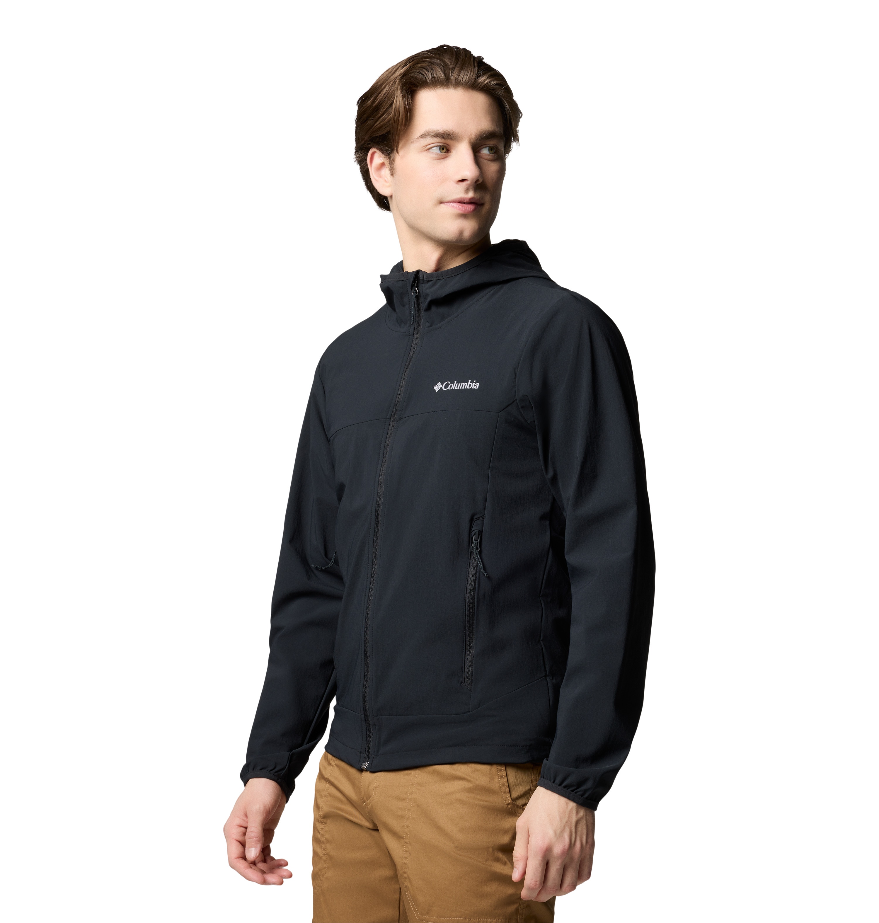 Chaqueta softshell de hombre Heather Canyon™ II Hooded Columbia - Negro Negro-5
