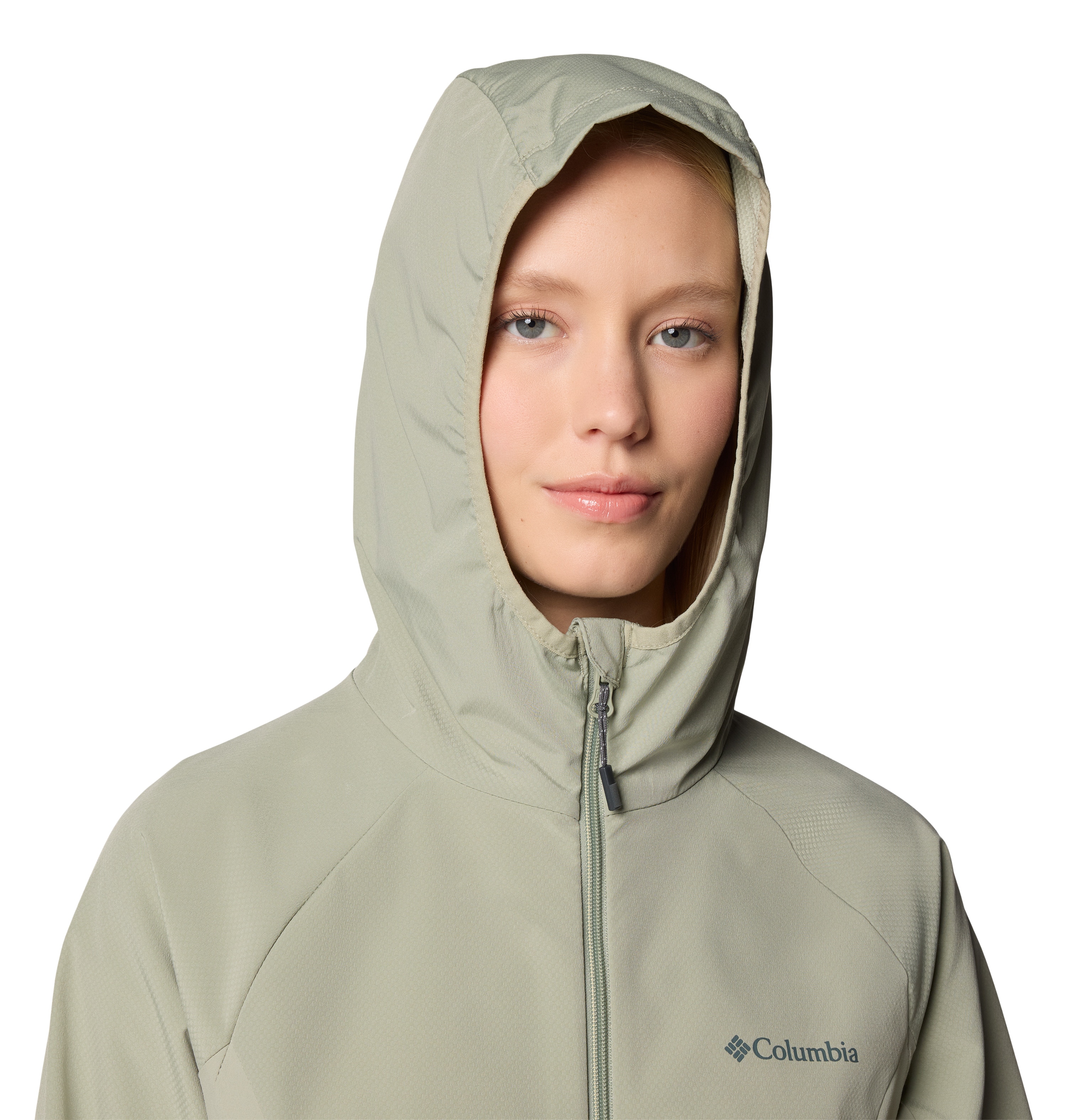 Chaqueta softshell de mujer Sweet As™ III Hooded Columbia - Verde grisáceo Verde grisáceo-5