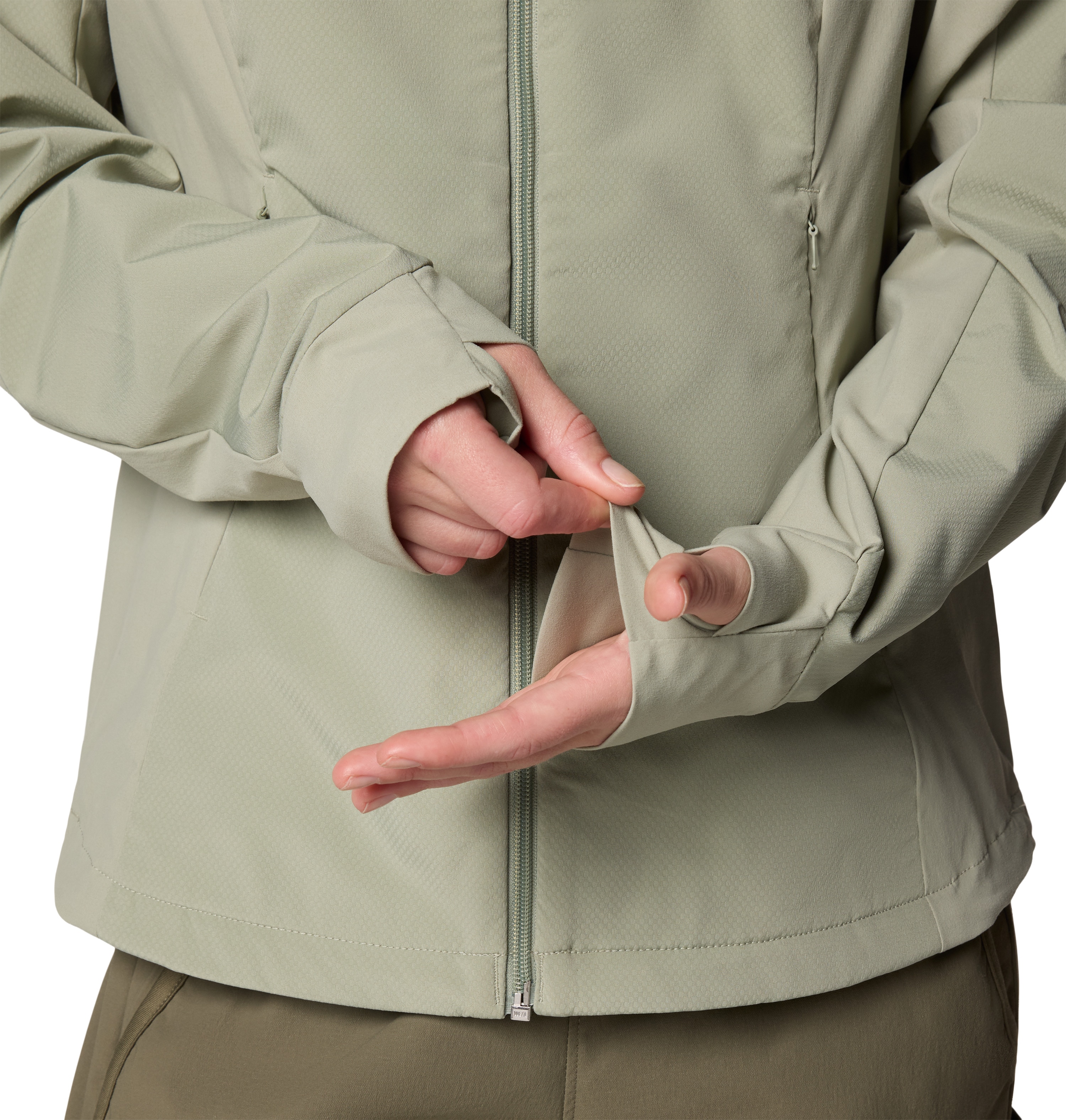 Chaqueta softshell de mujer Sweet As™ III Hooded Columbia - Verde grisáceo Verde grisáceo-6