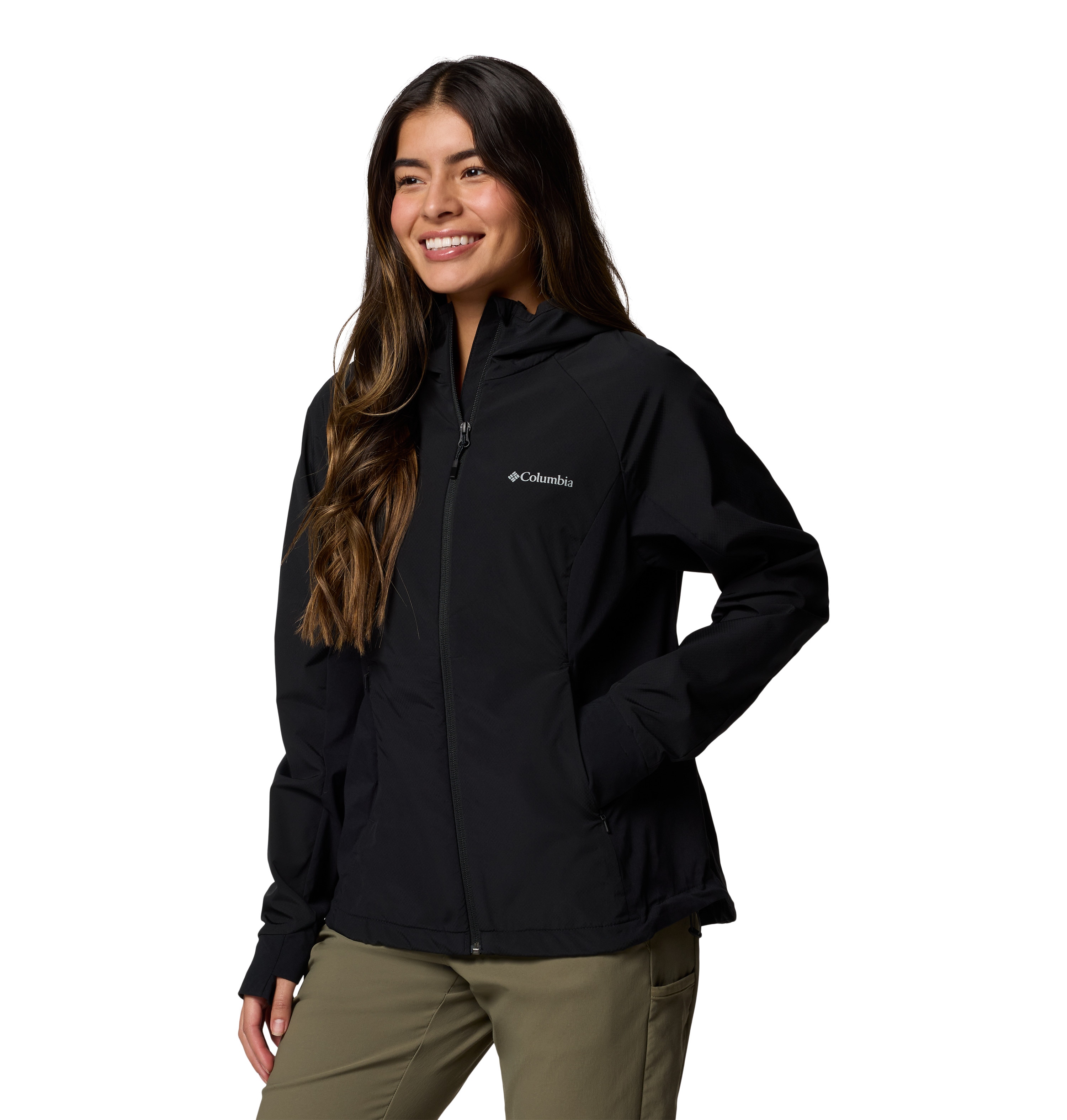 Chaqueta softshell de mujer Sweet As™ III Hooded Columbia - Negro Negro-5