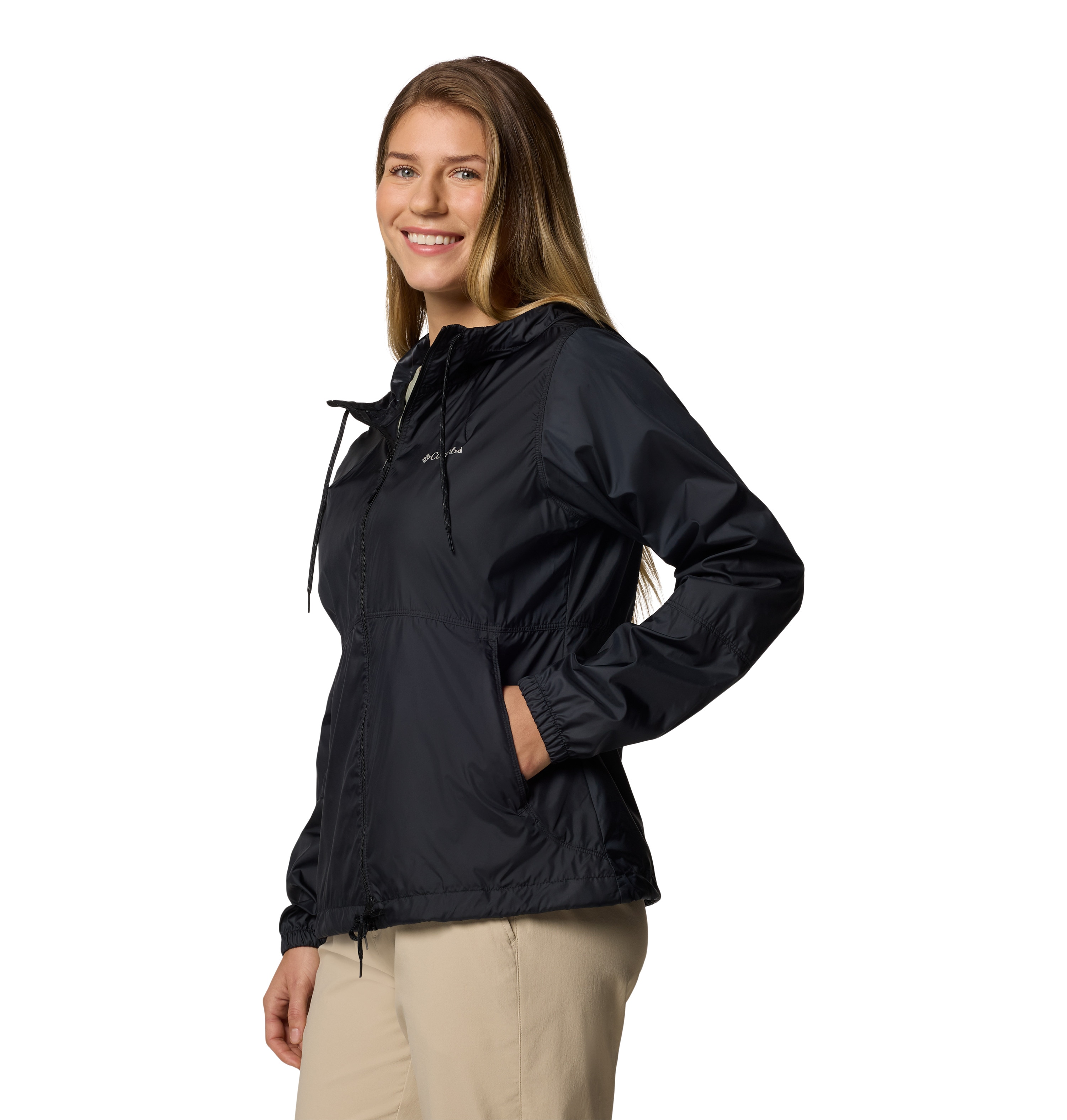 Chaqueta cortavientos de mujer Flash Forward™ Columbia - Negro Negro-3