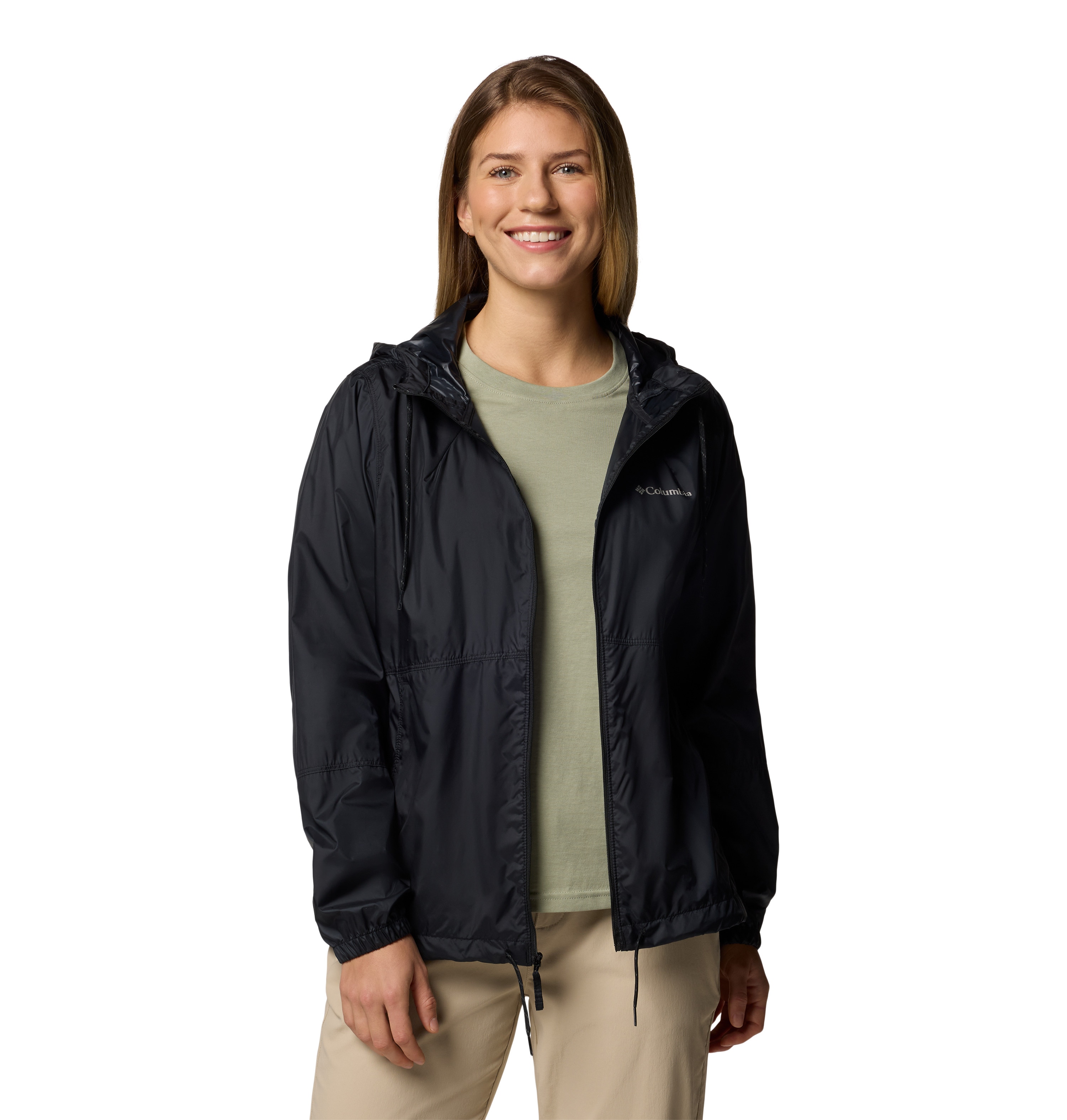 Chaqueta cortavientos de mujer Flash Forward™ Columbia - Negro Negro-5