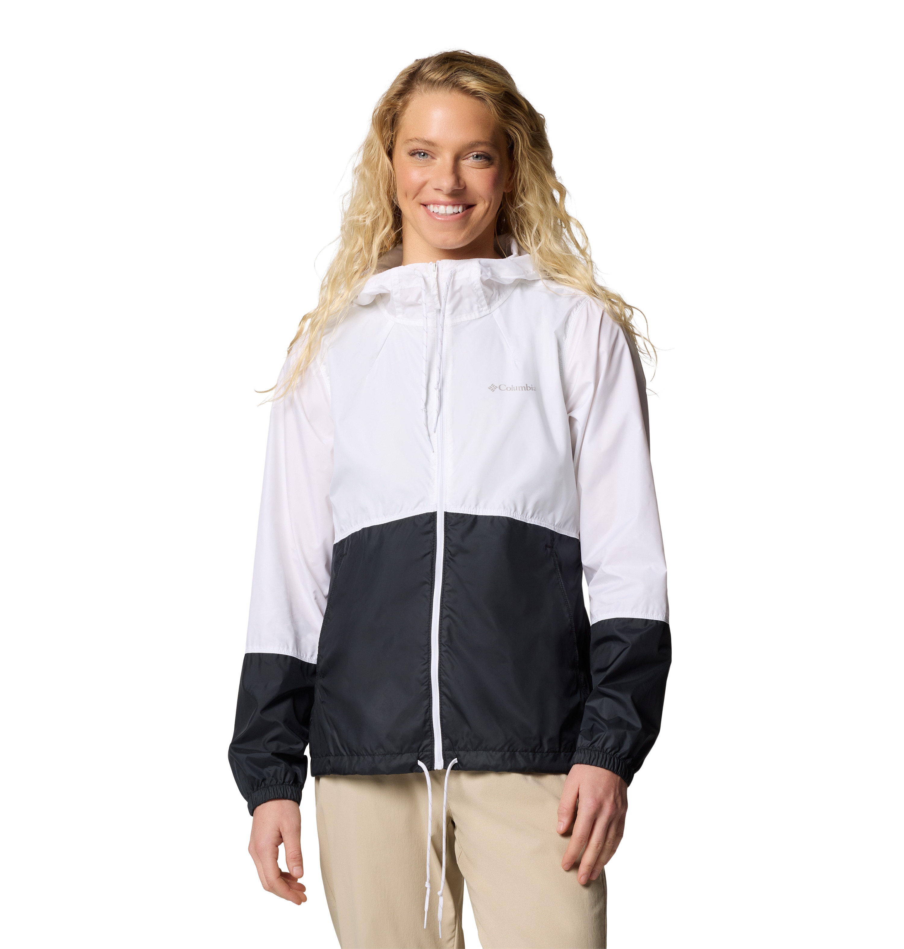 Chaqueta cortavientos de mujer Flash Forward™ Columbia - Blanco Blanco-1