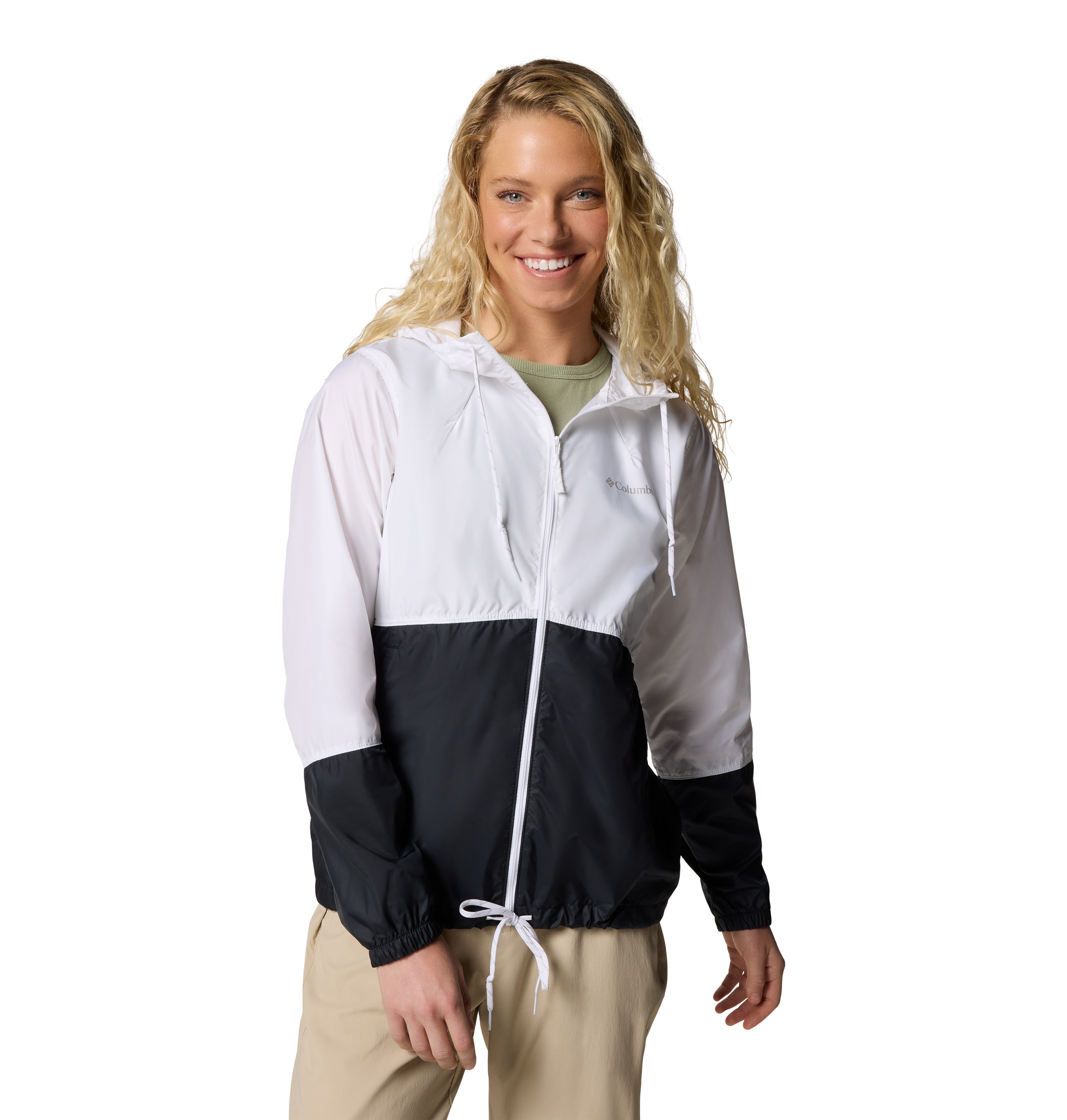 Chaqueta cortavientos de mujer Flash Forward™ Columbia - Blanco Blanco-4