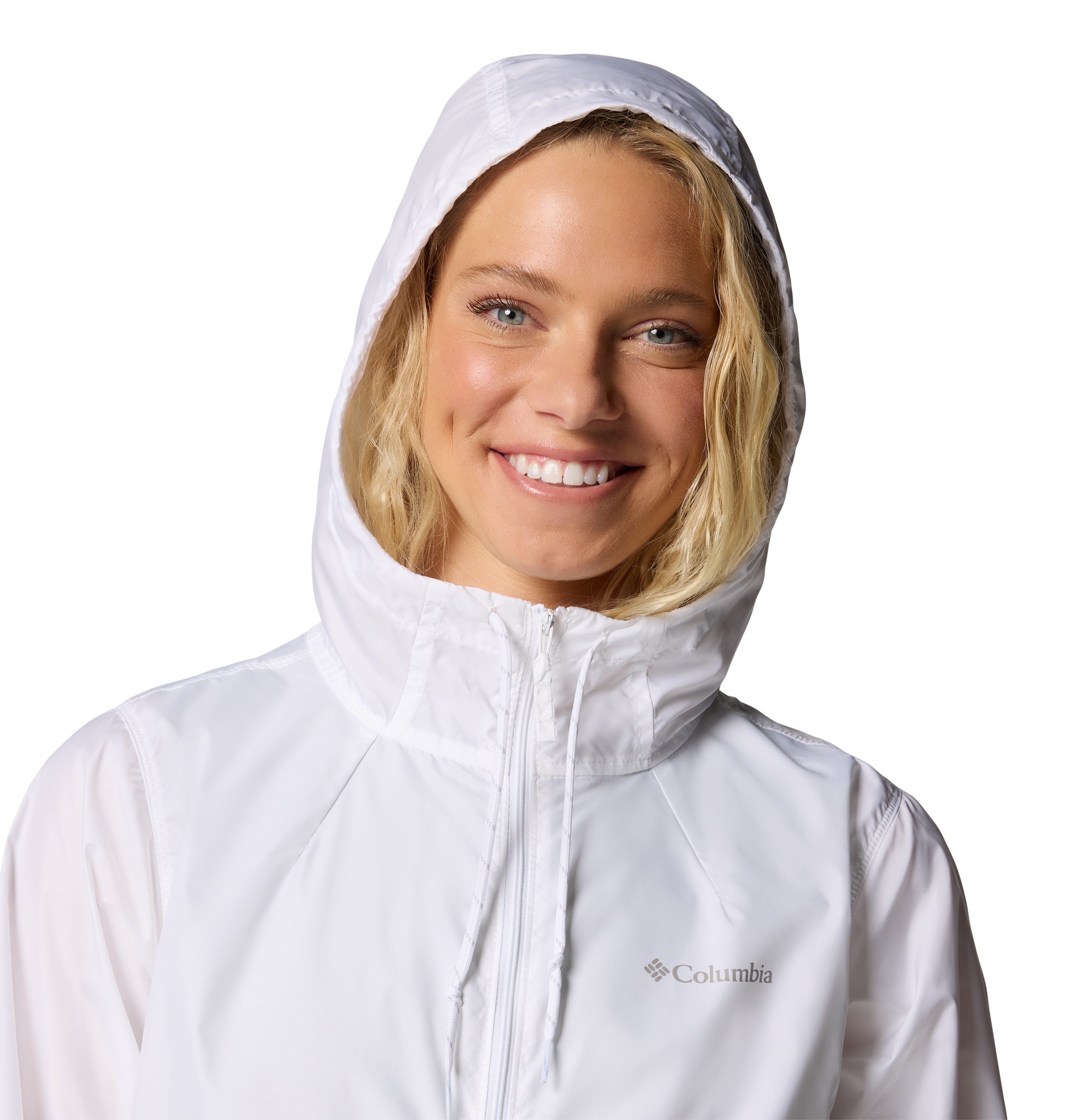 Chaqueta cortavientos de mujer Flash Forward™ Columbia - Blanco Blanco-6