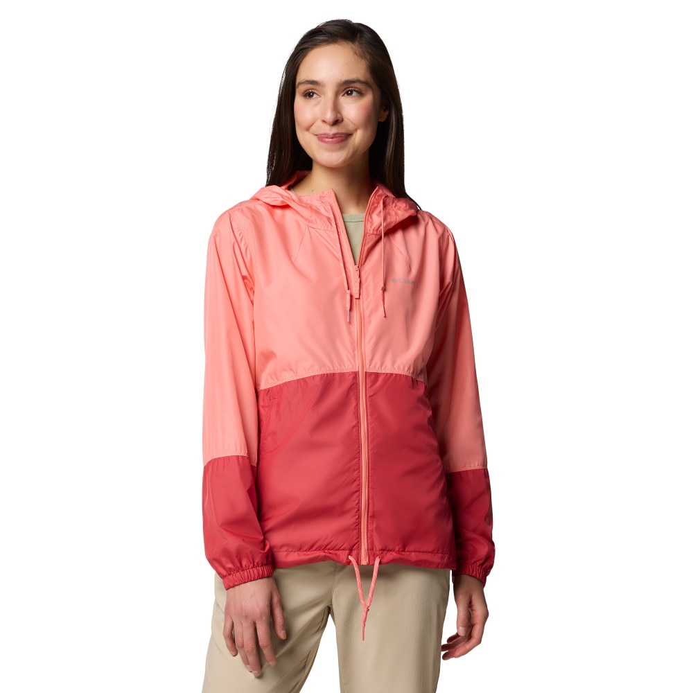 Chaqueta cortavientos de mujer Flash Forward™ Columbia - Coral Coral-1