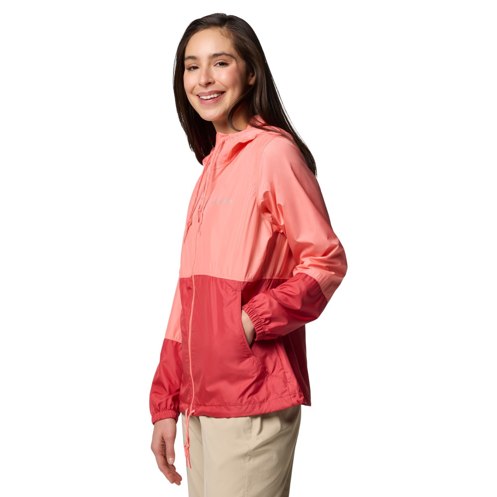 Chaqueta cortavientos de mujer Flash Forward™ Columbia - Coral Coral-3
