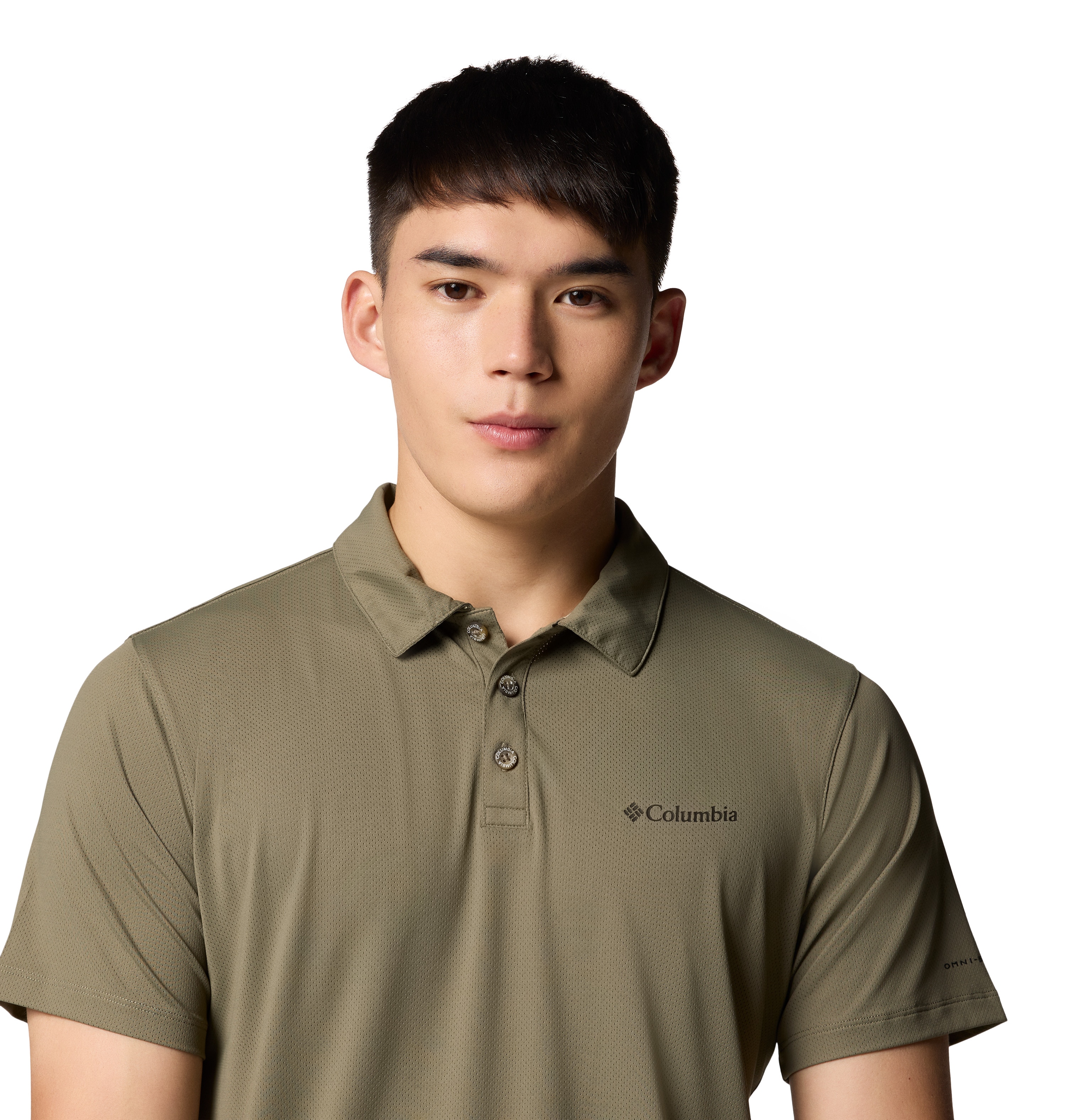 Polo de hombre Tech Trail™ Utility Columbia - Verde cadete Verde cadete-4