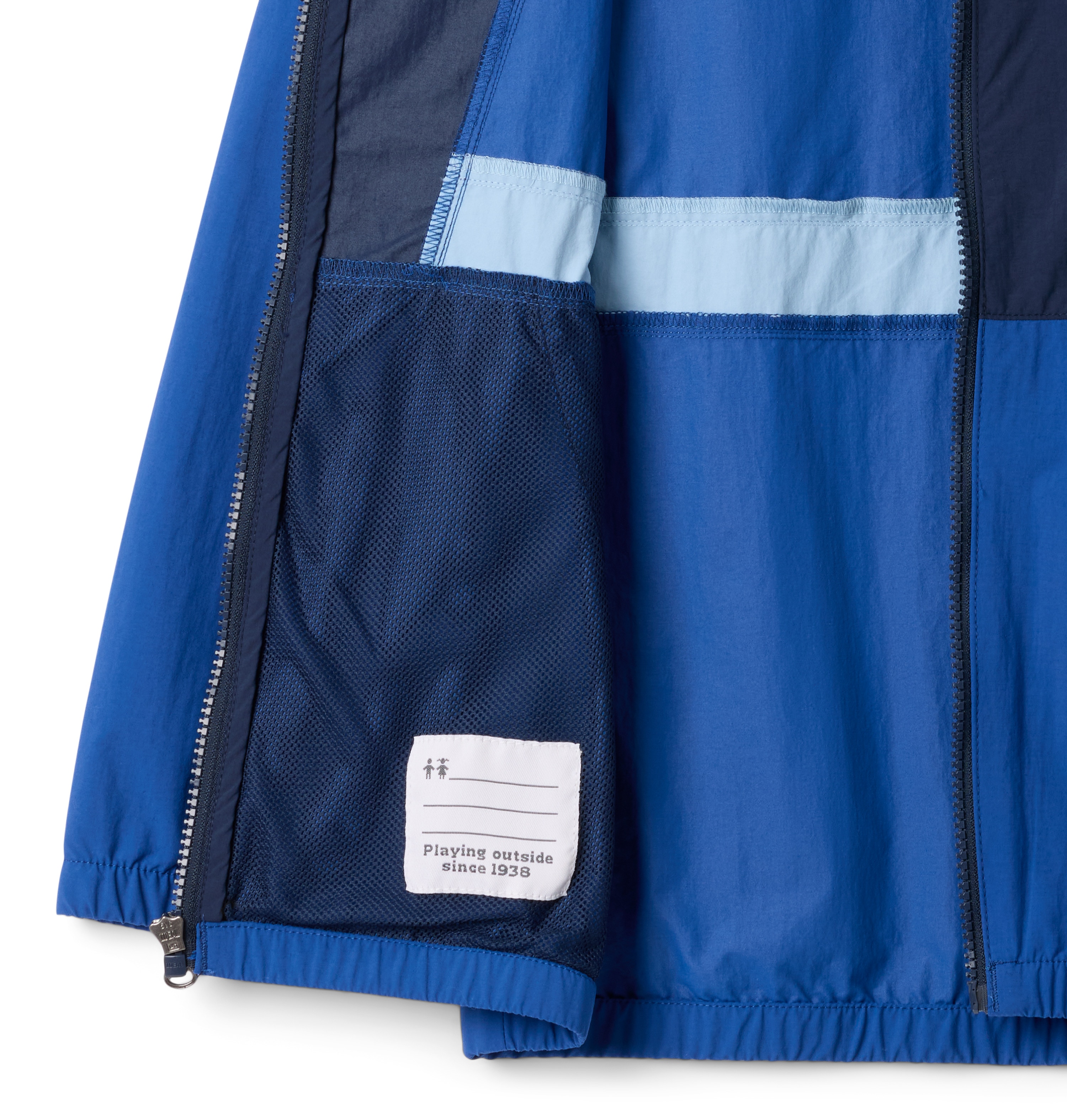Chaqueta cortavientos de niños Spire Valley™ Columbia - Azul eléctrico Azul eléctrico-3