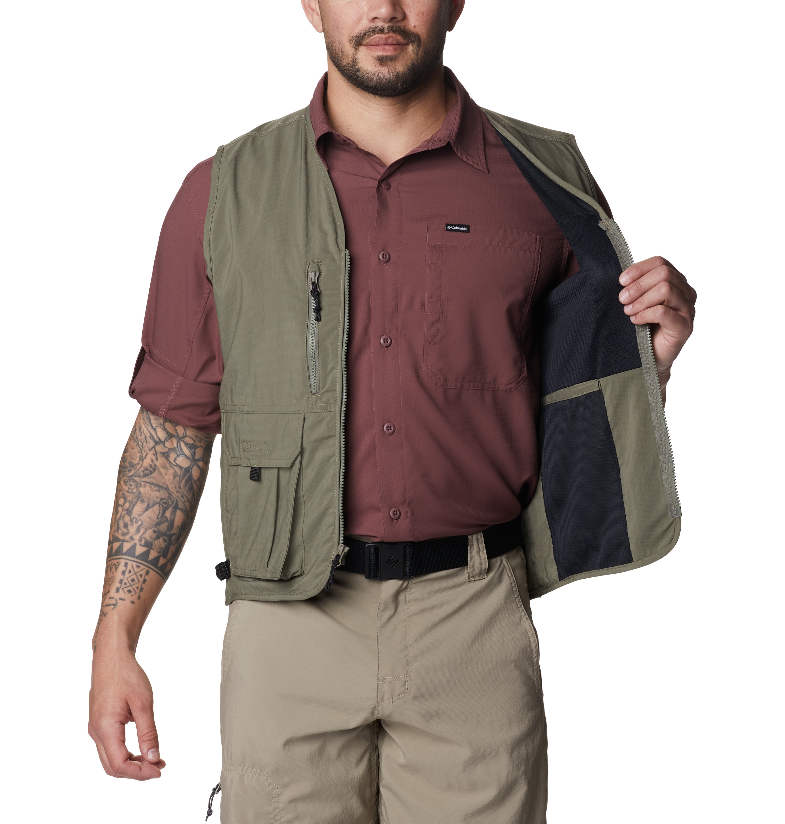 Chaleco de hombre Silver Ridge™ Utility Columbia - Beige Beige-5