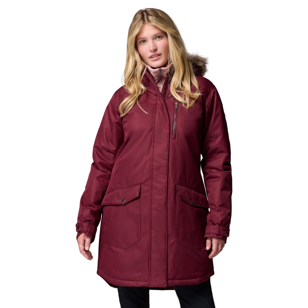 Chaqueta de mujer Suttle Mountain™ Long Insulated Columbia - Rojo Rojo-1