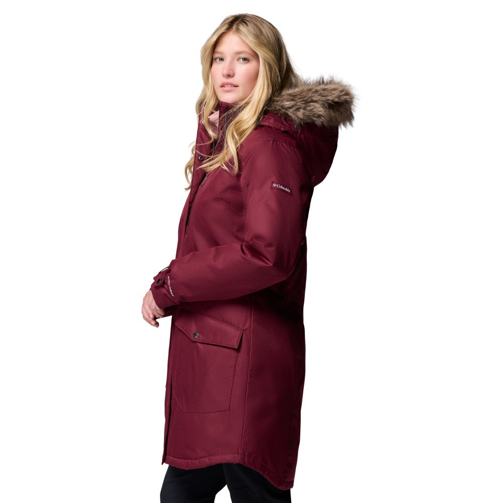 Chaqueta de mujer Suttle Mountain™ Long Insulated Columbia - Rojo Rojo-3