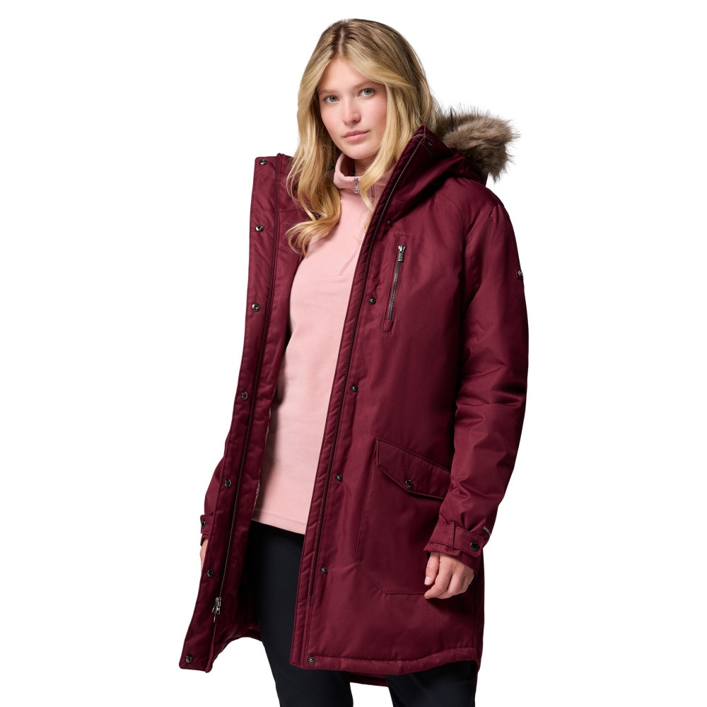 Chaqueta de mujer Suttle Mountain™ Long Insulated Columbia - Rojo Rojo-4