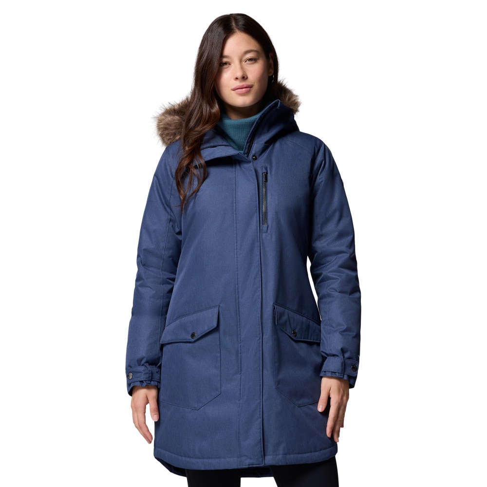Chaqueta de mujer Suttle Mountain™ Long Insulated Columbia - Azul Azul-1