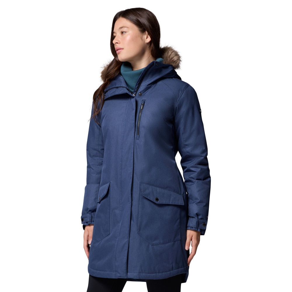 Chaqueta de mujer Suttle Mountain™ Long Insulated Columbia - Azul Azul-3