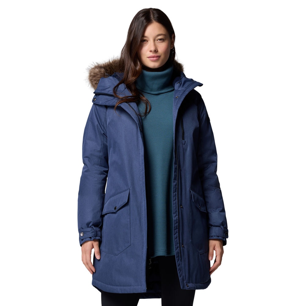 Chaqueta de mujer Suttle Mountain™ Long Insulated Columbia - Azul Azul-4