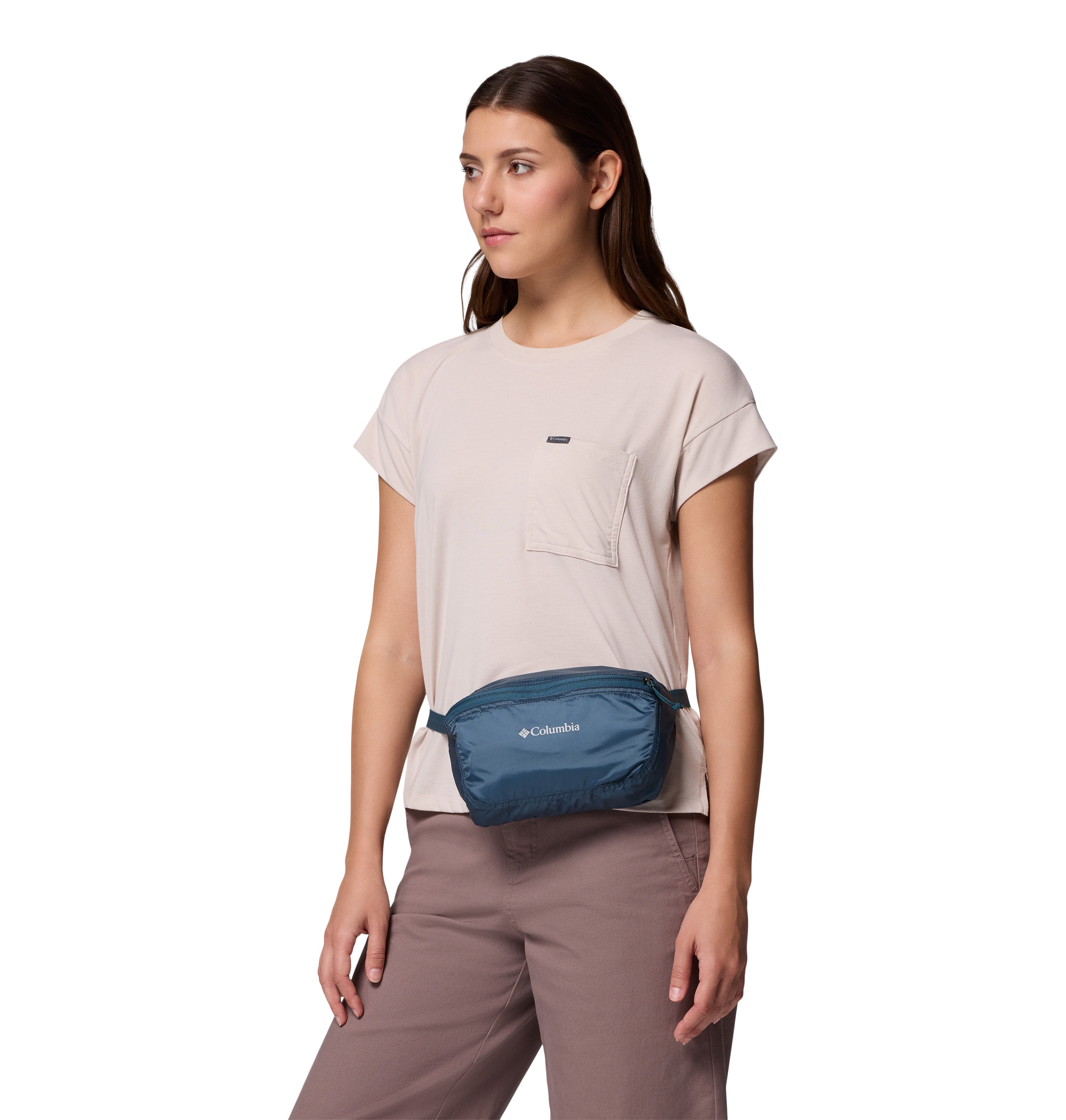 Riñonera de senderismo unisex Lightweight Packable Columbia - Morado Azul-4