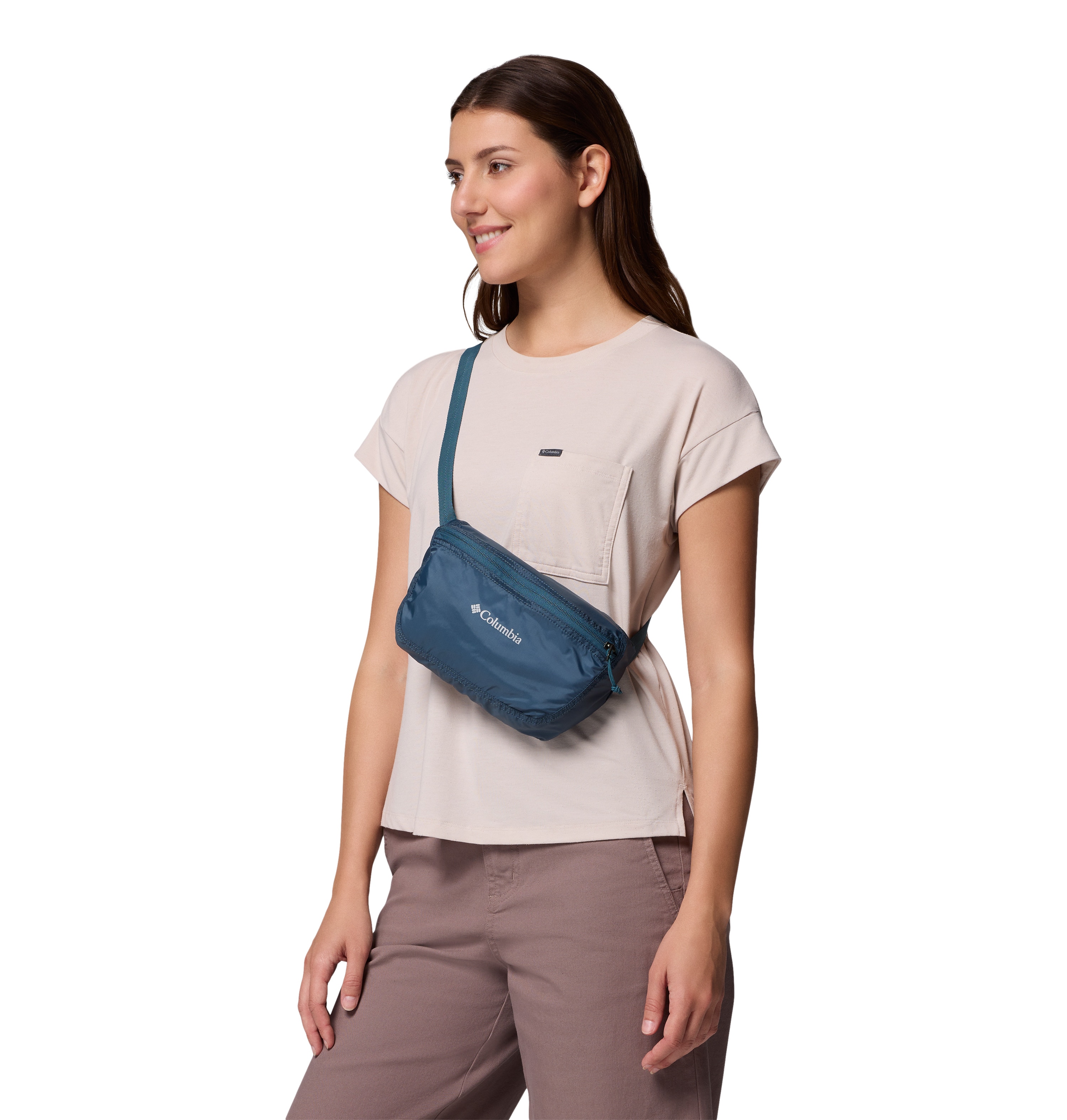 Riñonera de senderismo unisex Lightweight Packable Columbia - Morado Azul-6