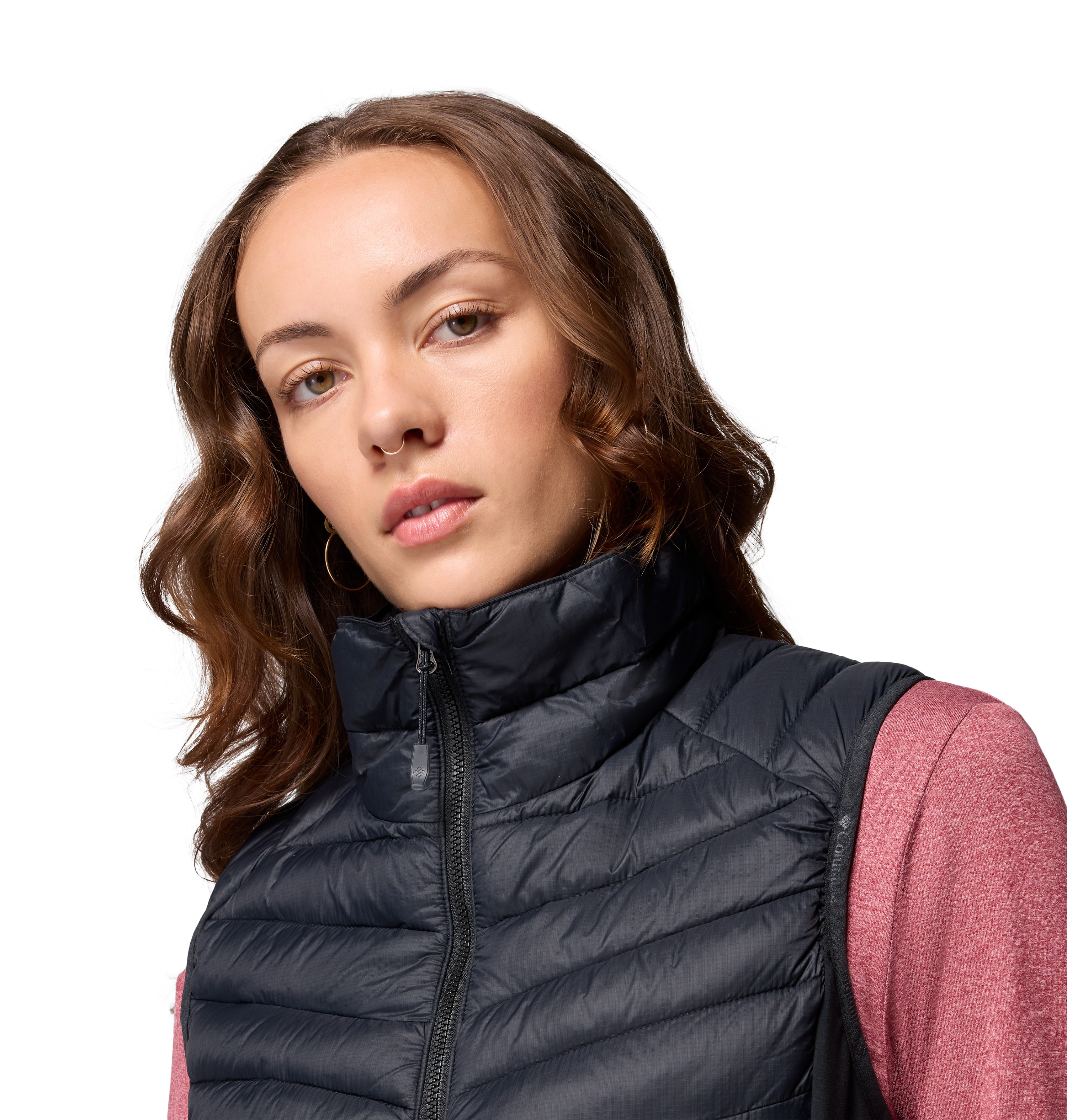 Imagen 4 de Chaleco de mujer Powder Pass™ III Hybrid Columbia - Negro Negro