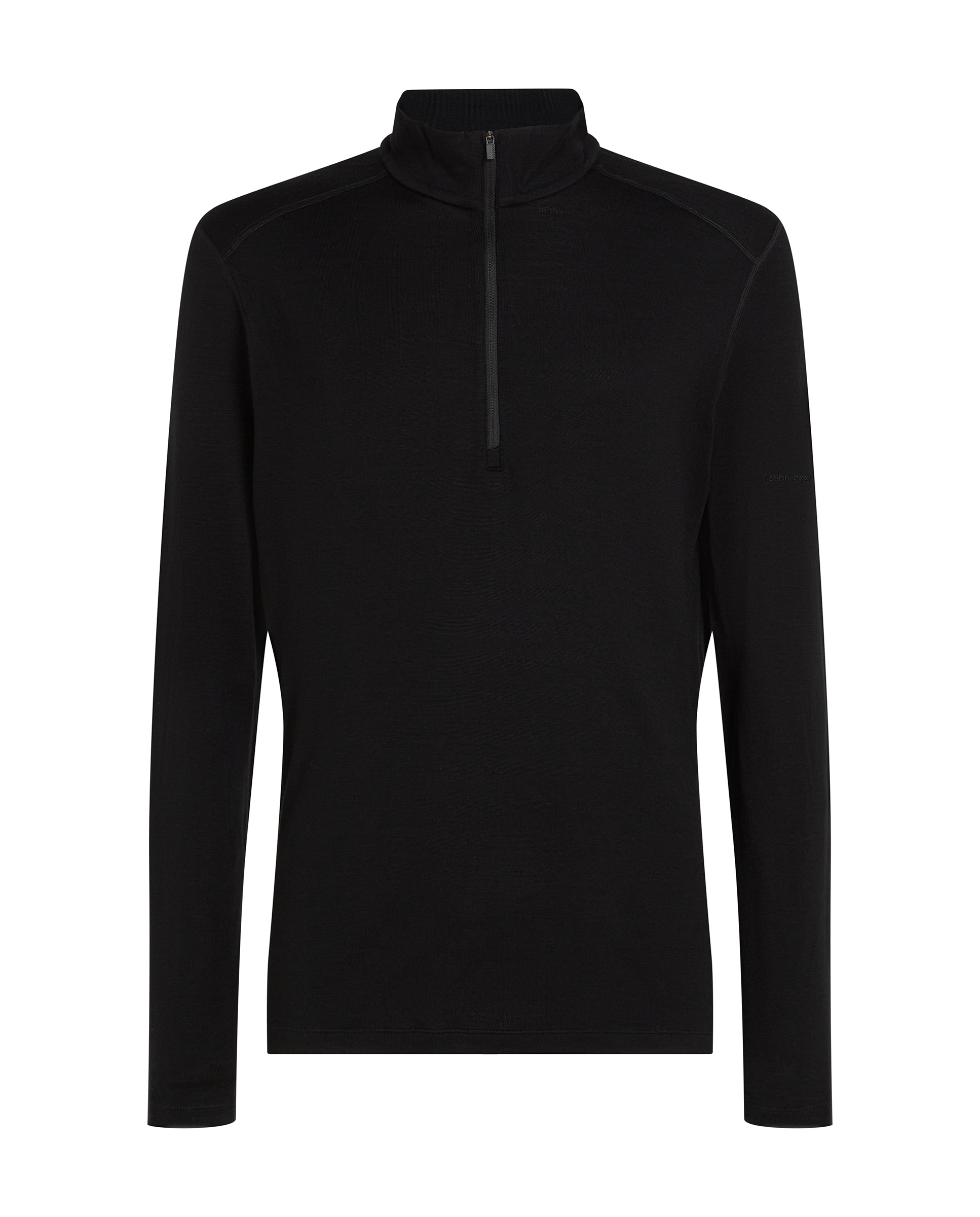 Camisetas Manga larga Montaña Hombre M 260 Oasis LS Half Zip Icebreaker - Negro mate Negro mate-5