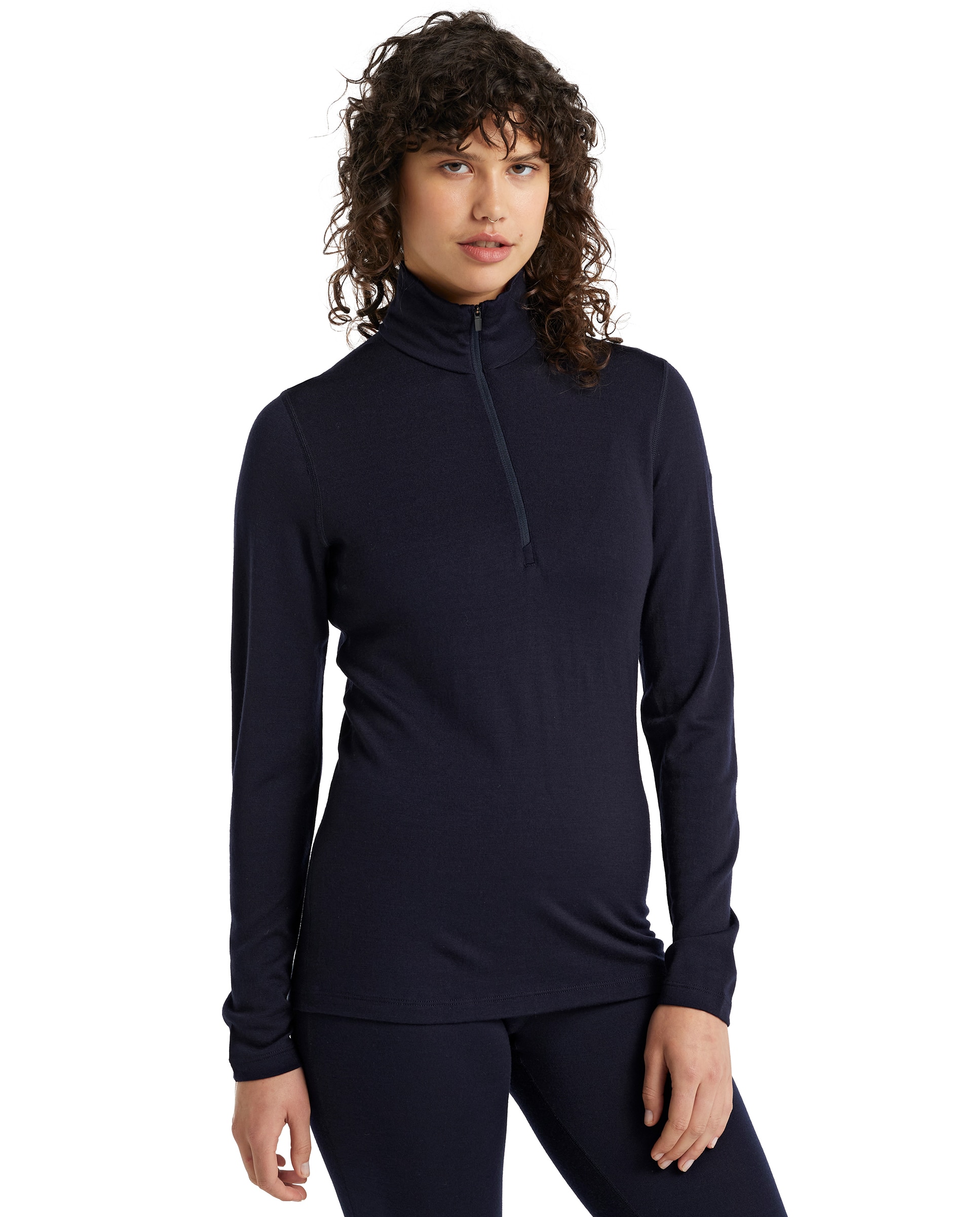 Imagen 0 de Camisetas Manga larga Montaña Mujer W 260 Oasis LS Half Zip Icebreaker Azul marino