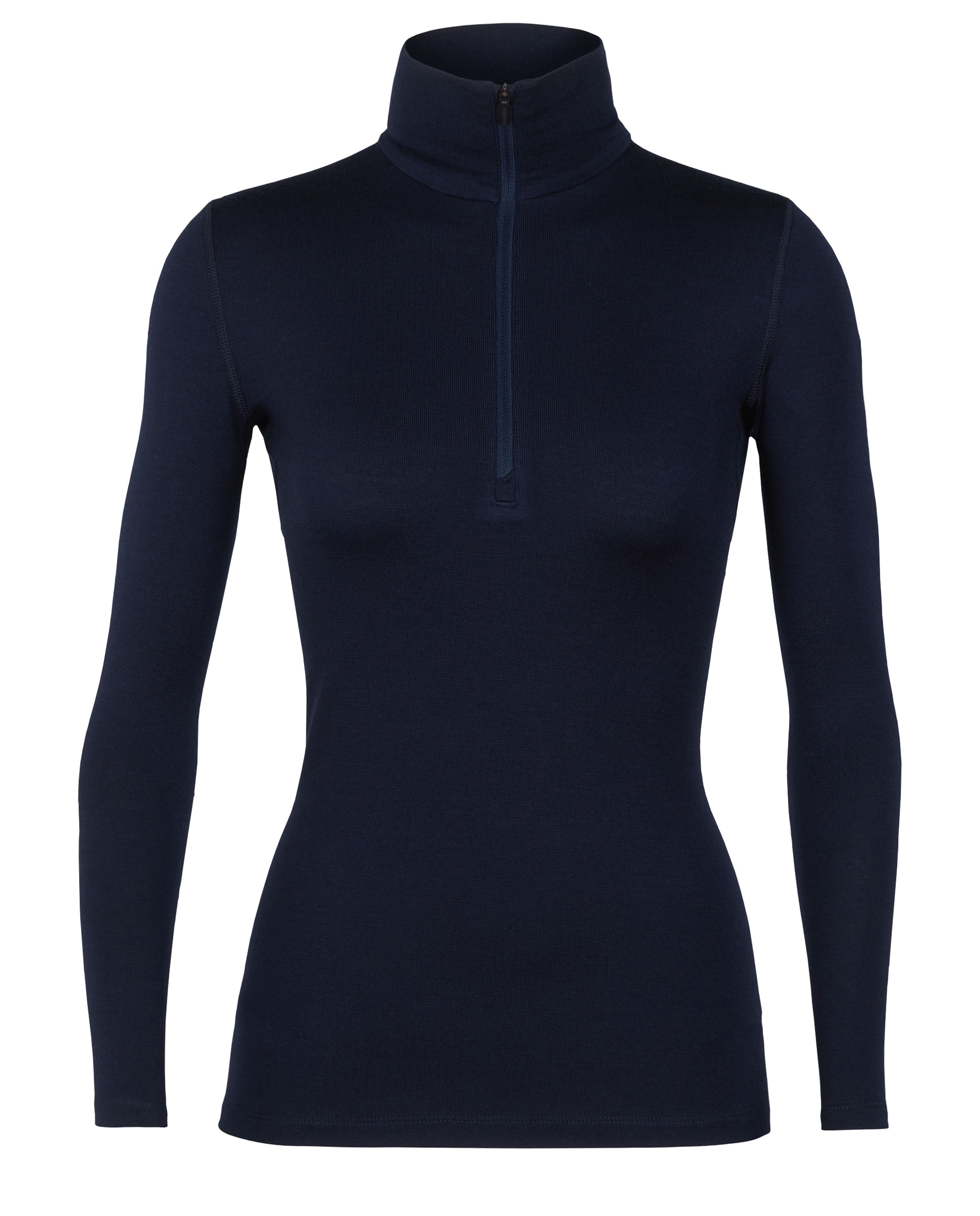 Camisetas Manga larga Montaña Mujer W 260 Oasis LS Half Zip Icebreaker - Azul marino Azul marino-5