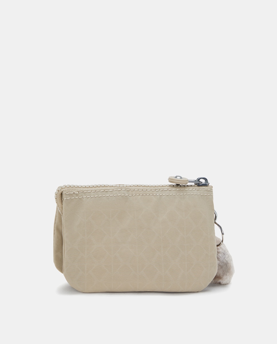 Monedero de mujer Kipling pequeño multiuso en estampado - Beige Beige-2