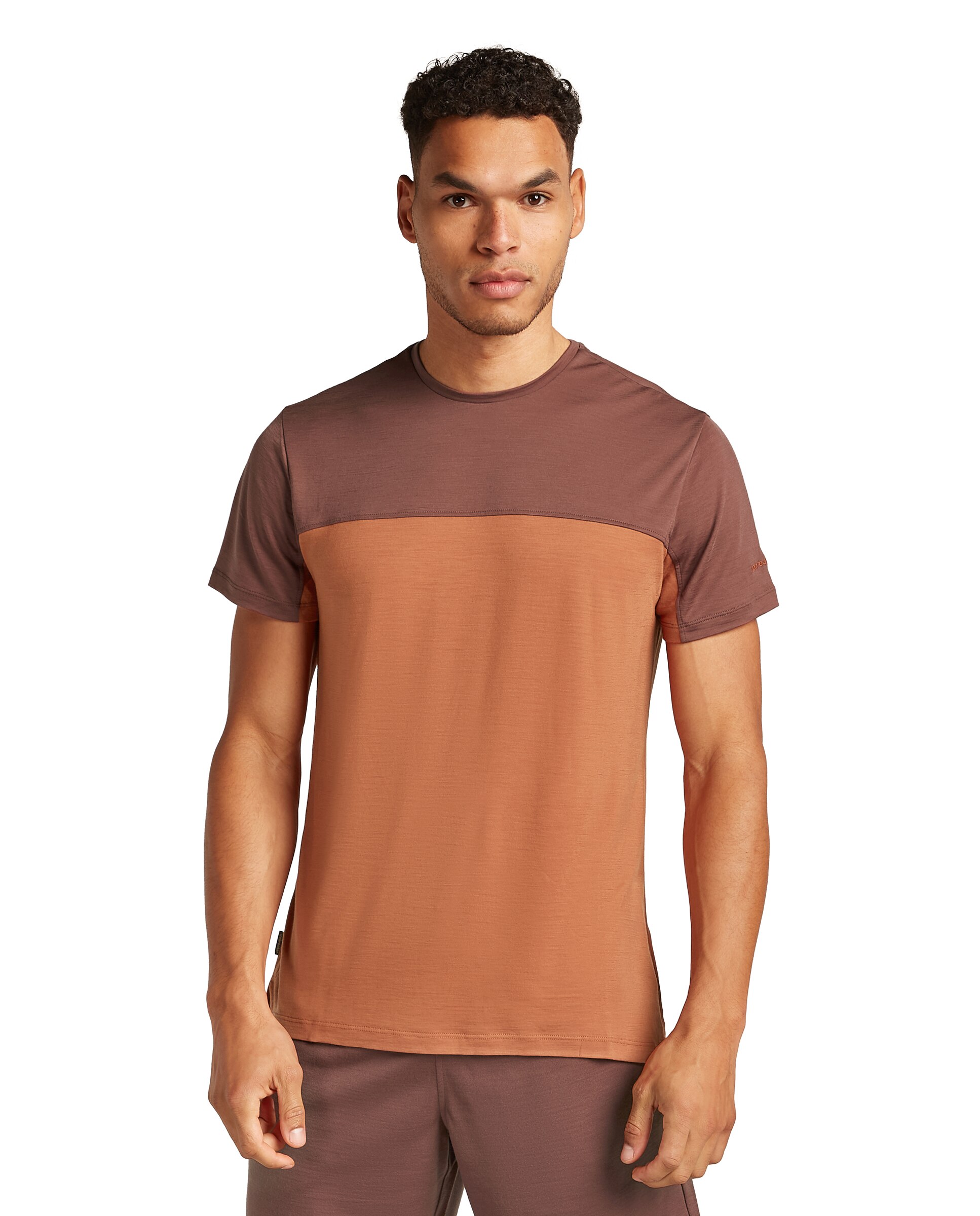 Imagen 0 de Camiseta Hombre M Mer Cool-Lite Sphere III SS T Colour ICEBREAKER Naranja