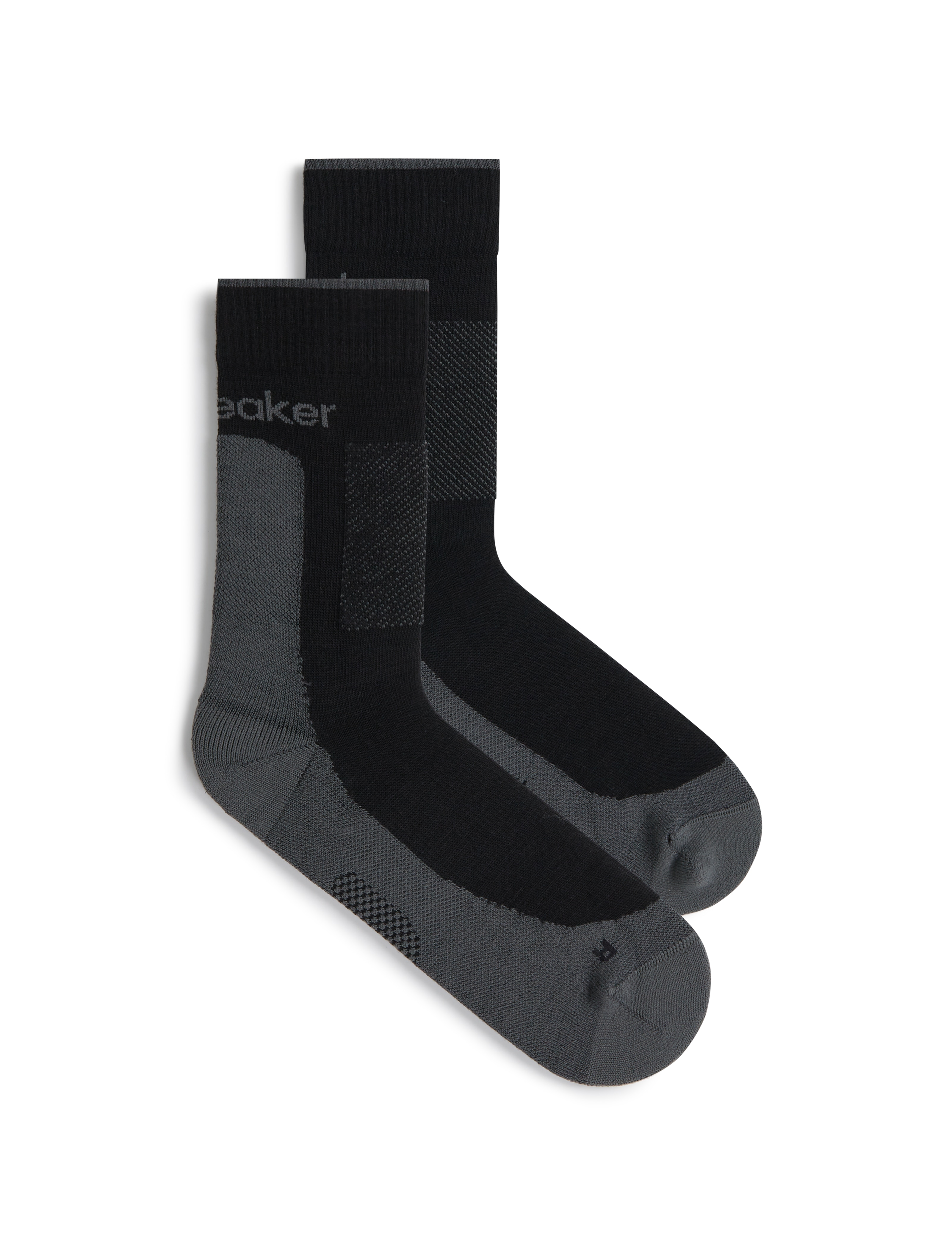 Imagen 1 de Calcetin Outdoor Hombre Merino Medium Icebreaker Negro / Grafito