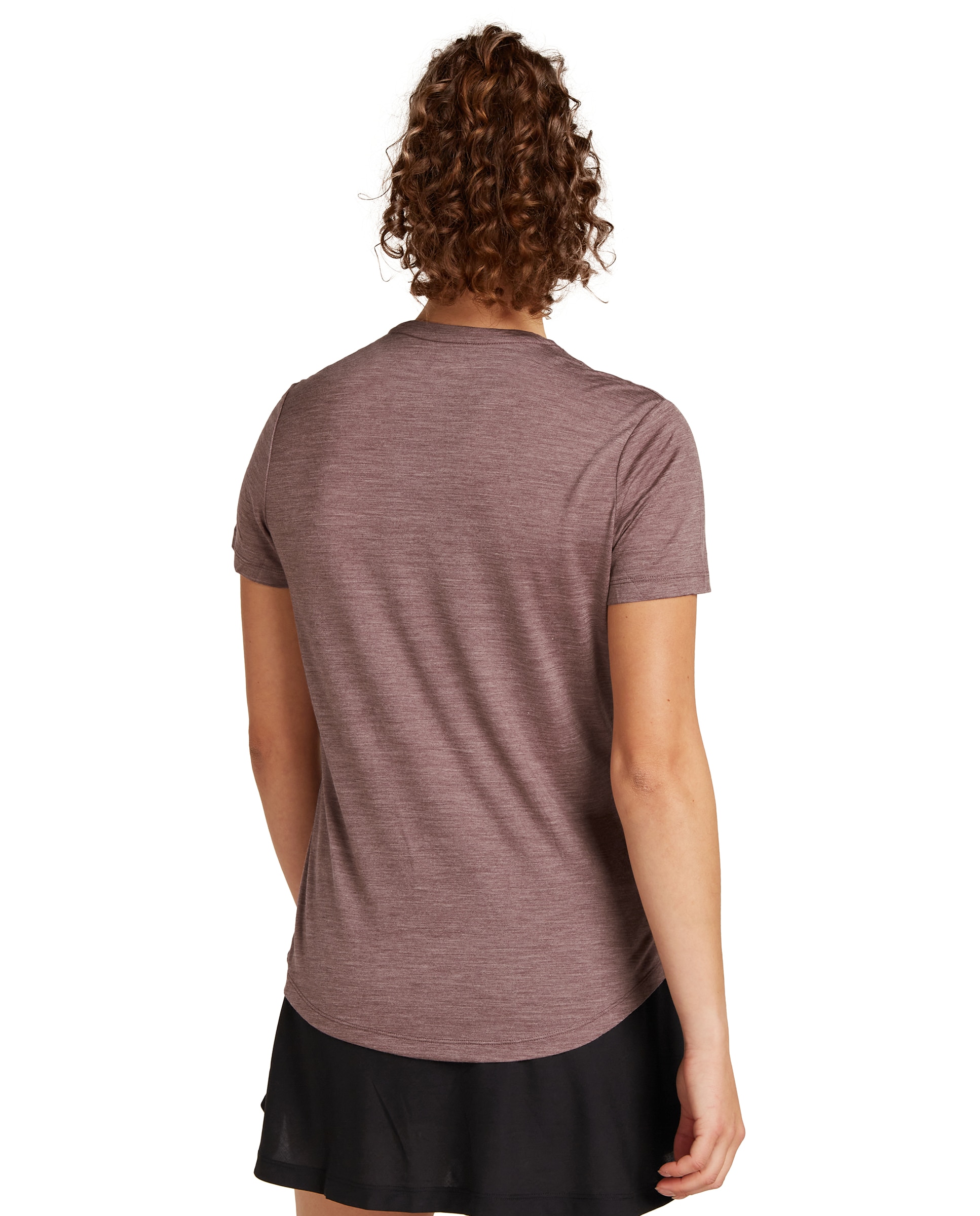 Imagen 2 de Camiseta Mujer W Mer 125 Cool-Lite Sphere III SS Tee ICEBREAKER - Lila Lila