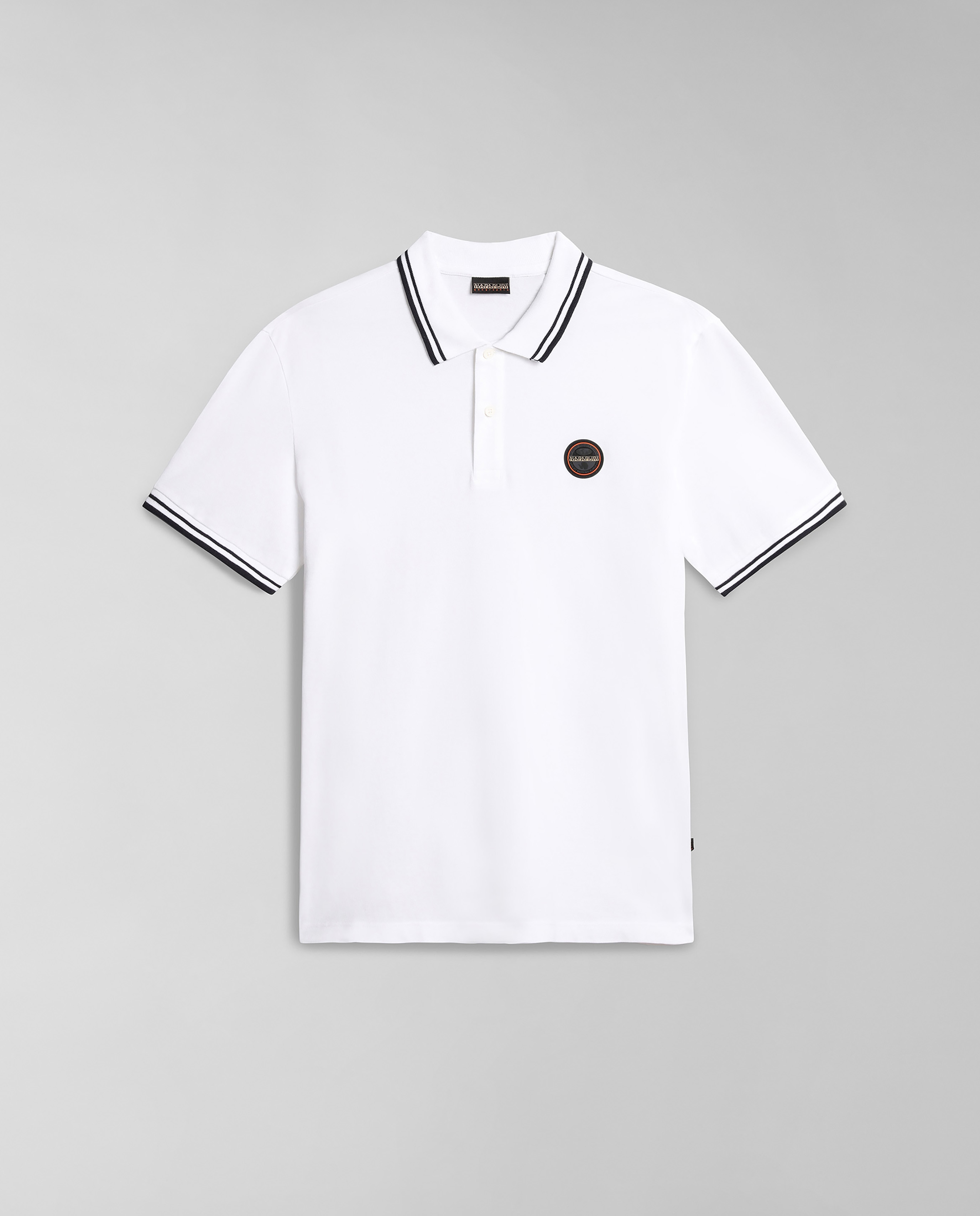 Imagen 5 de Polo de piqué de hombre E-Macas SS corte regular de manga corta - Blanco Blanco