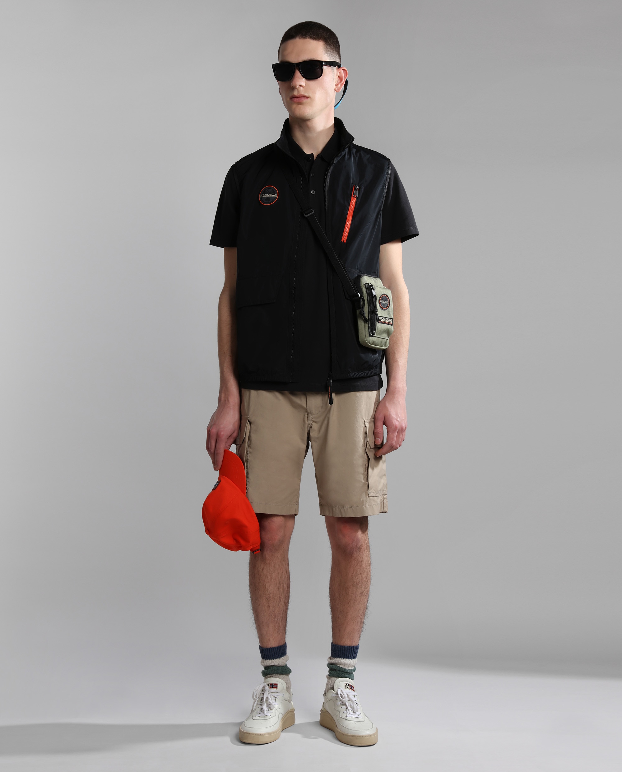 Polo de piqué y manga corta de hombre ealis de corte regular - Napapijri - Negro Negro-2